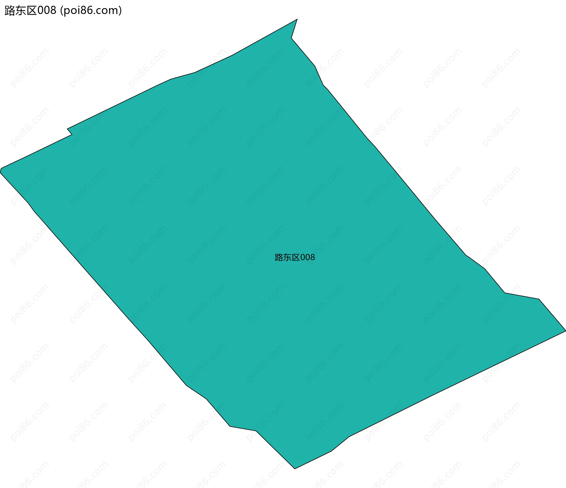 路东区008边界地图