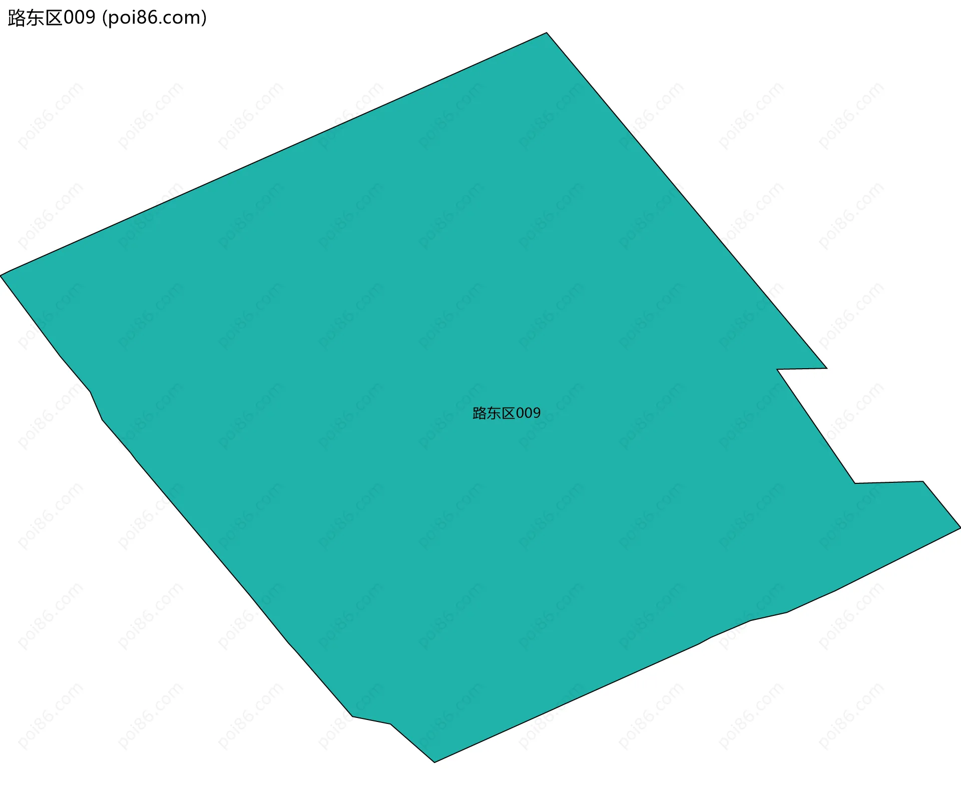 路东区009边界地图
