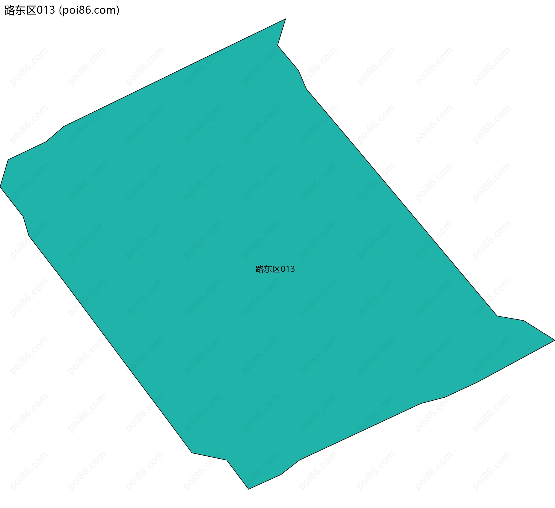 路东区013边界地图