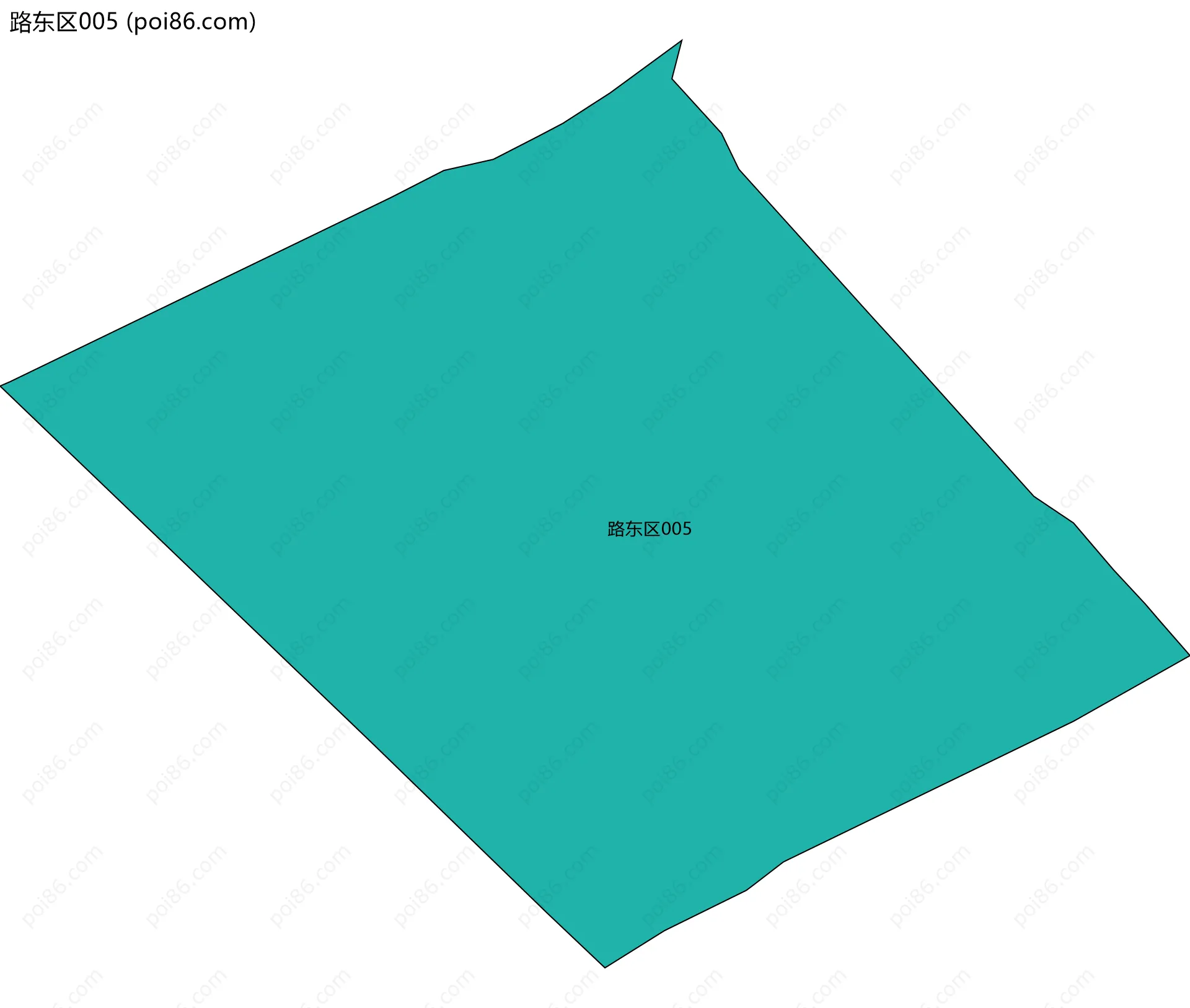 路东区005边界地图