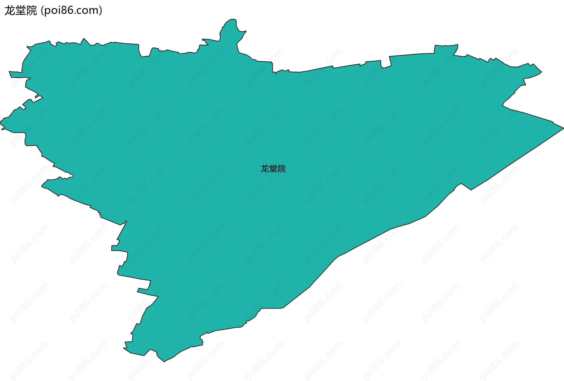 龙堂院边界地图