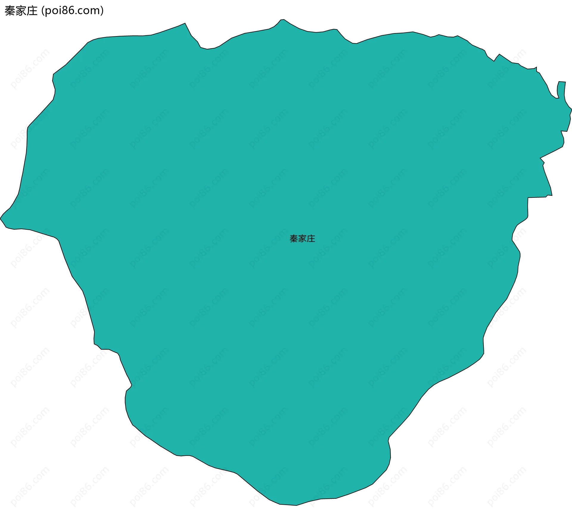 秦家庄边界地图