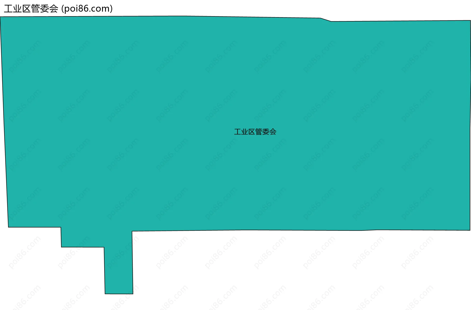 工业区管委会边界地图