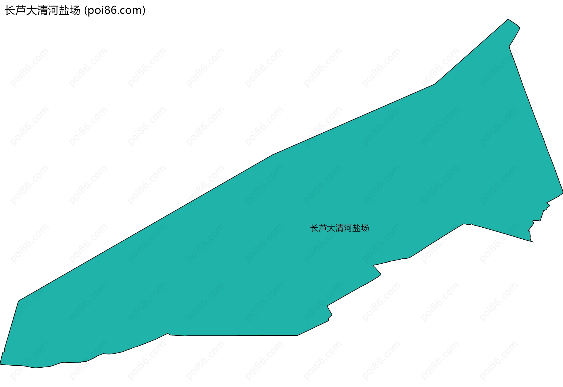 长芦大清河盐场边界地图