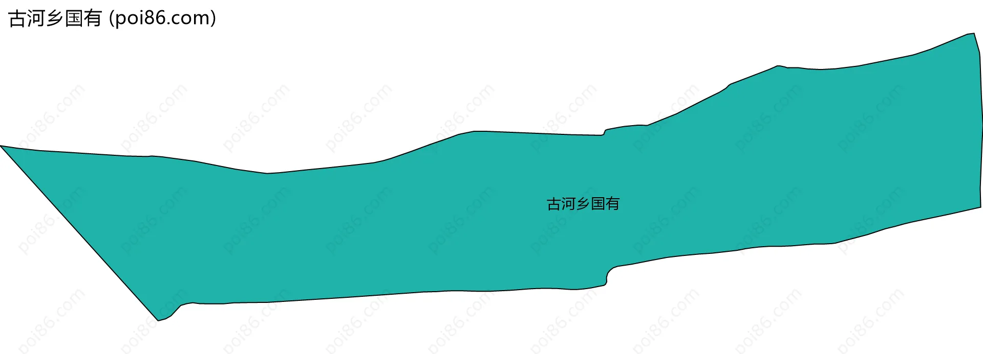 古河乡国有边界地图