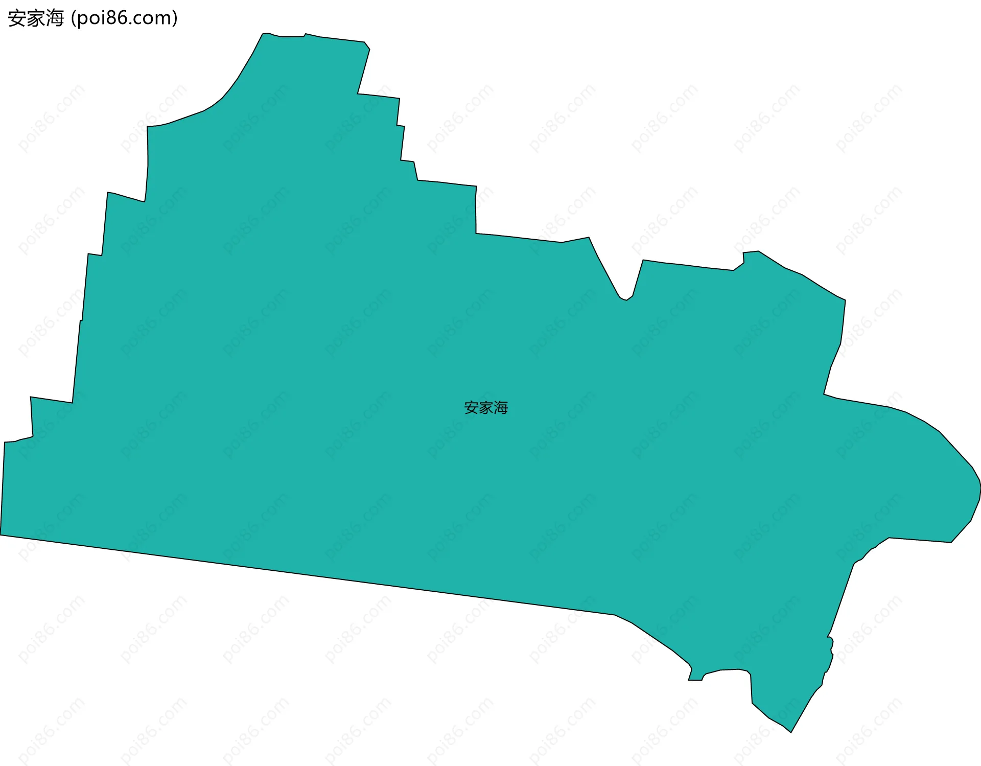 安家海边界地图