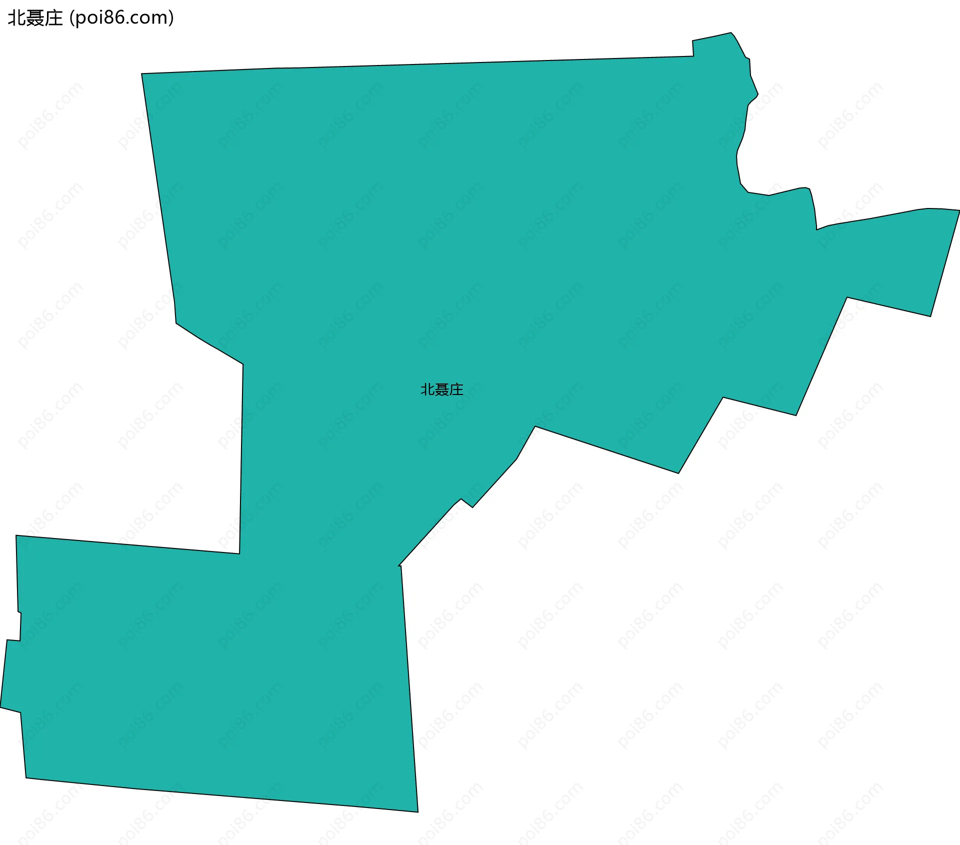 北聂庄边界地图