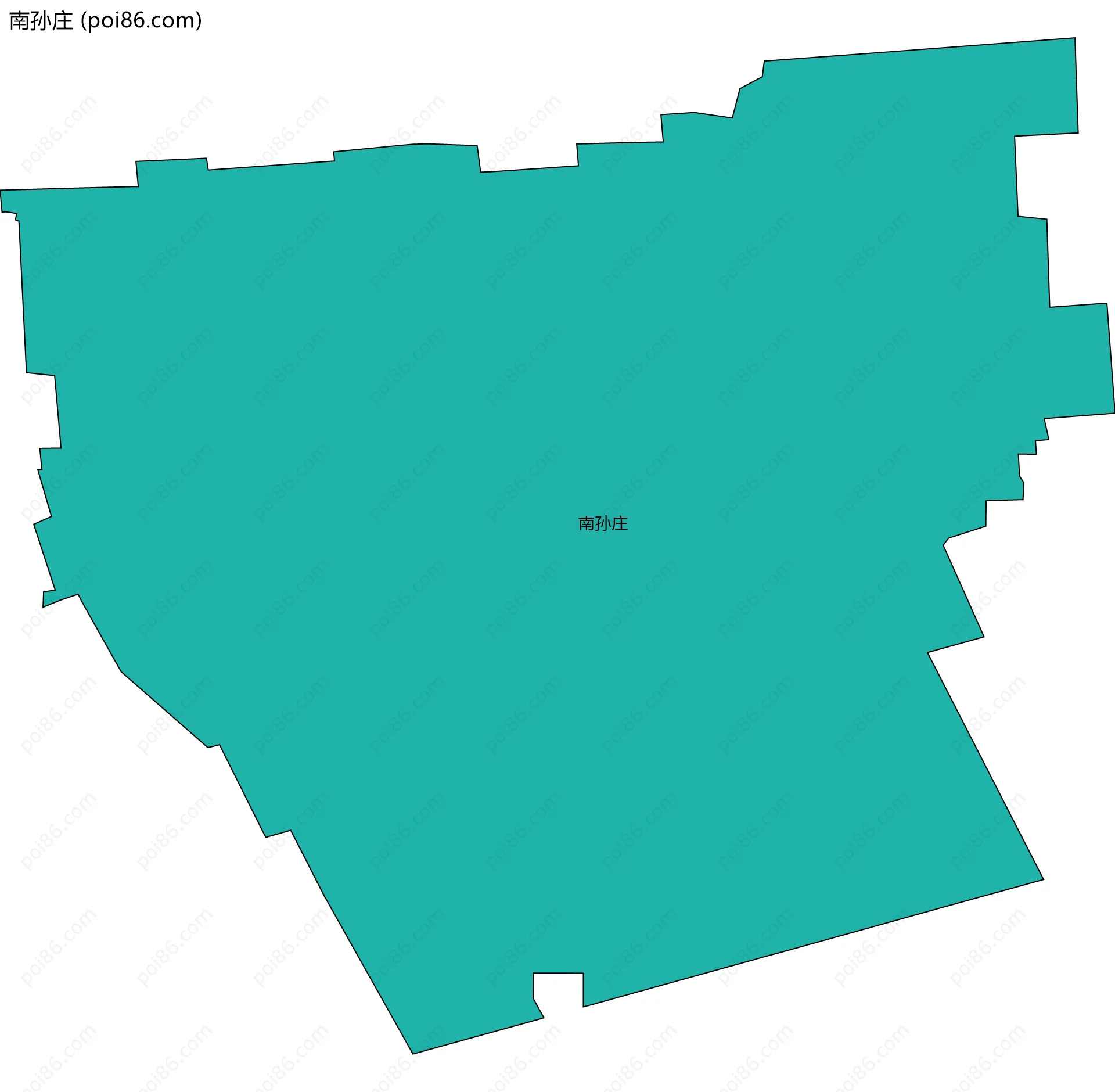 南孙庄边界地图