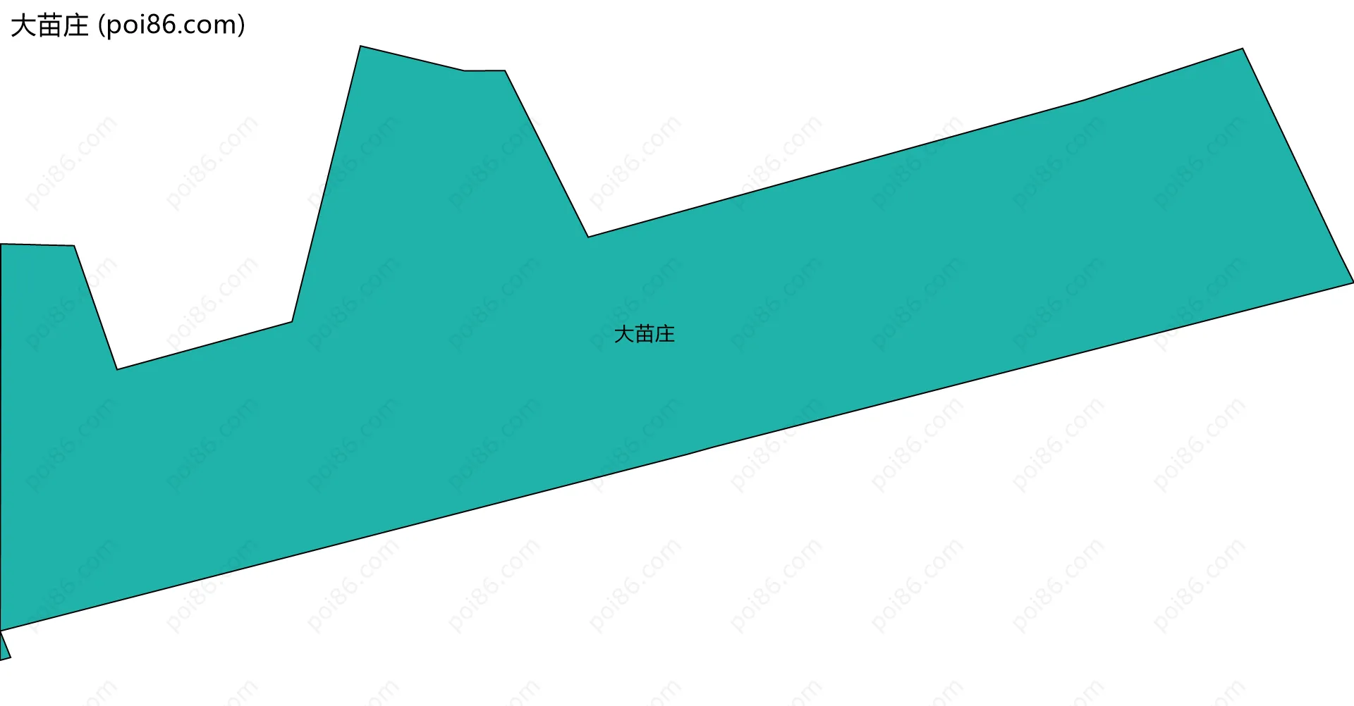 大苗庄边界地图