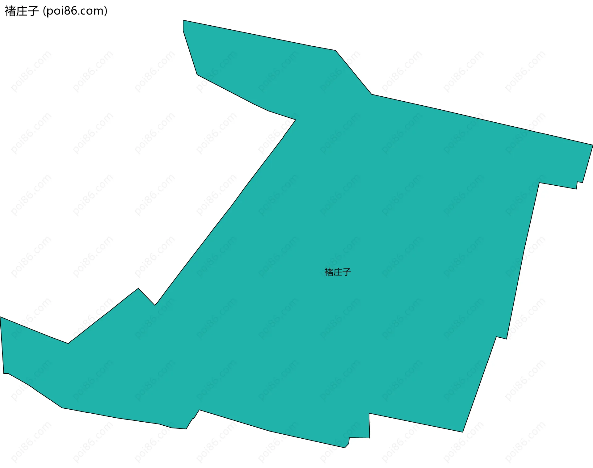 褚庄子边界地图