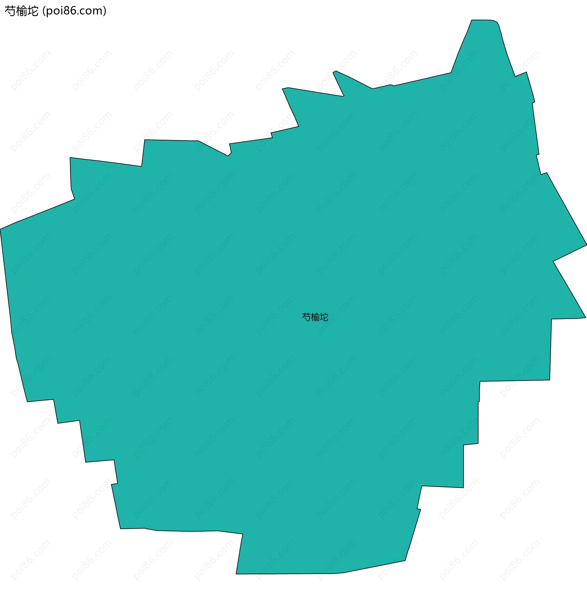 芍榆坨边界地图