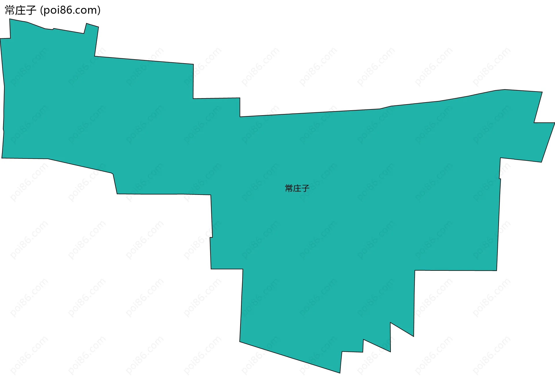 常庄子边界地图