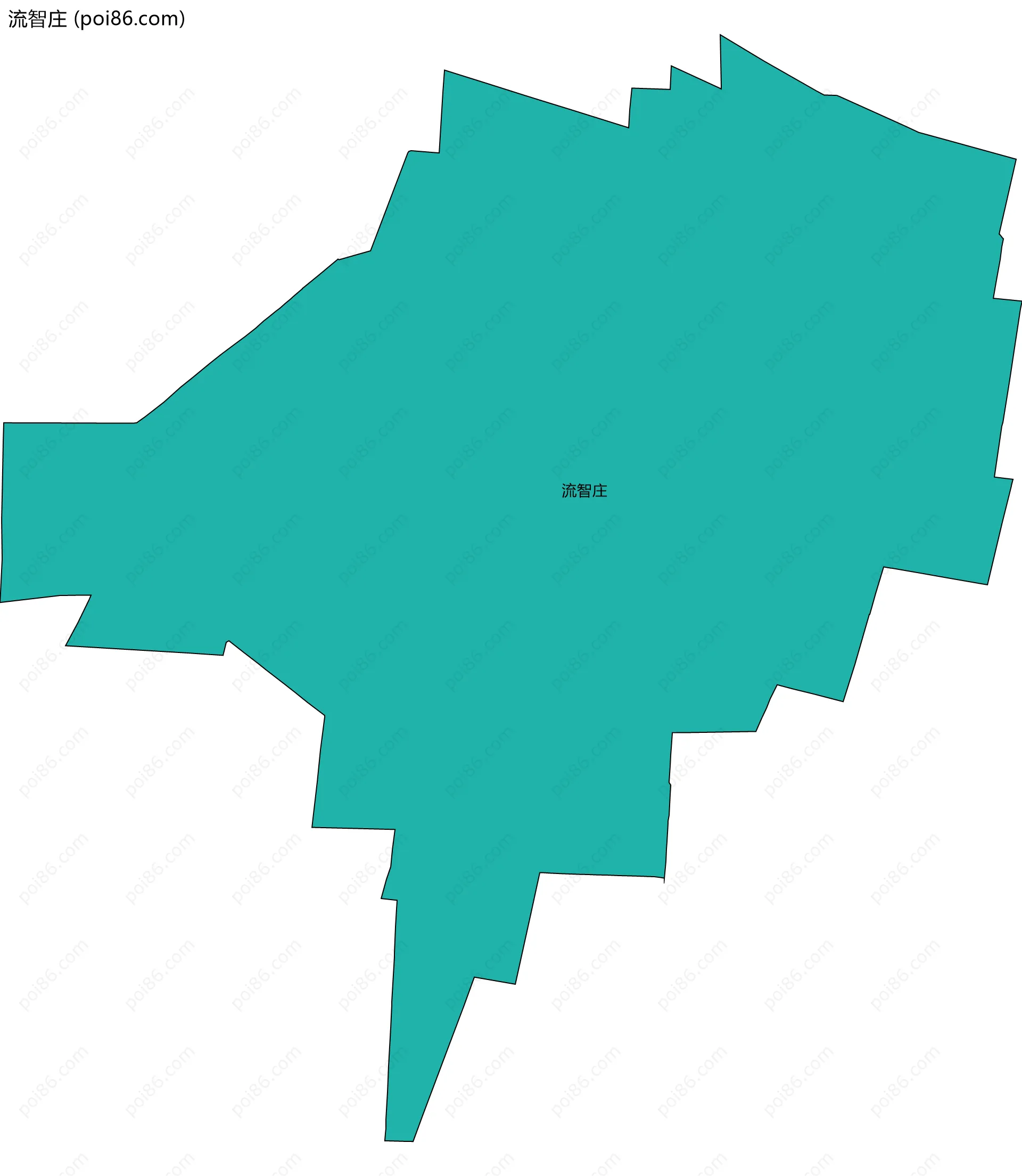 流智庄边界地图