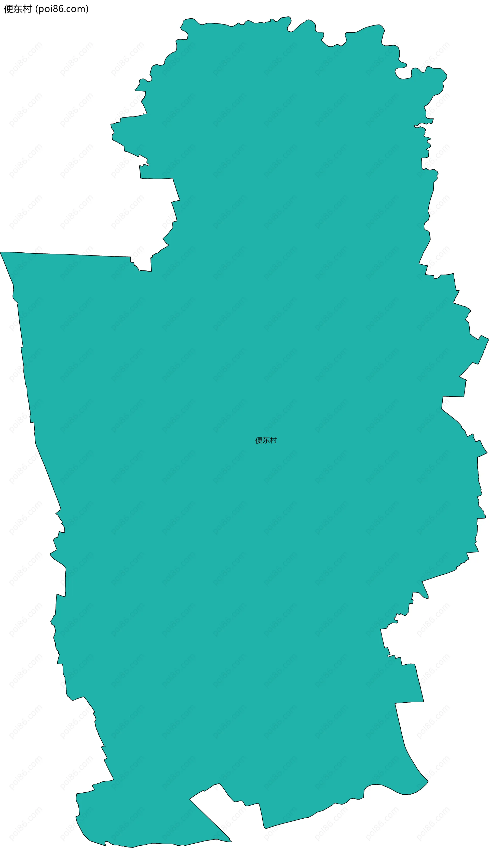 便东村边界地图