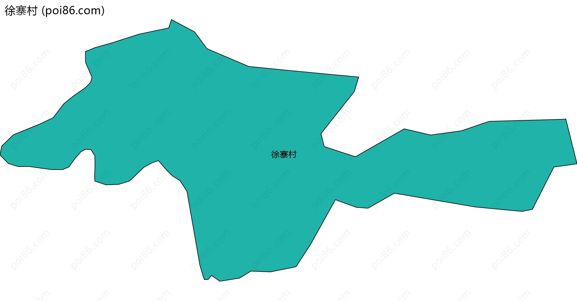 徐寨村边界地图