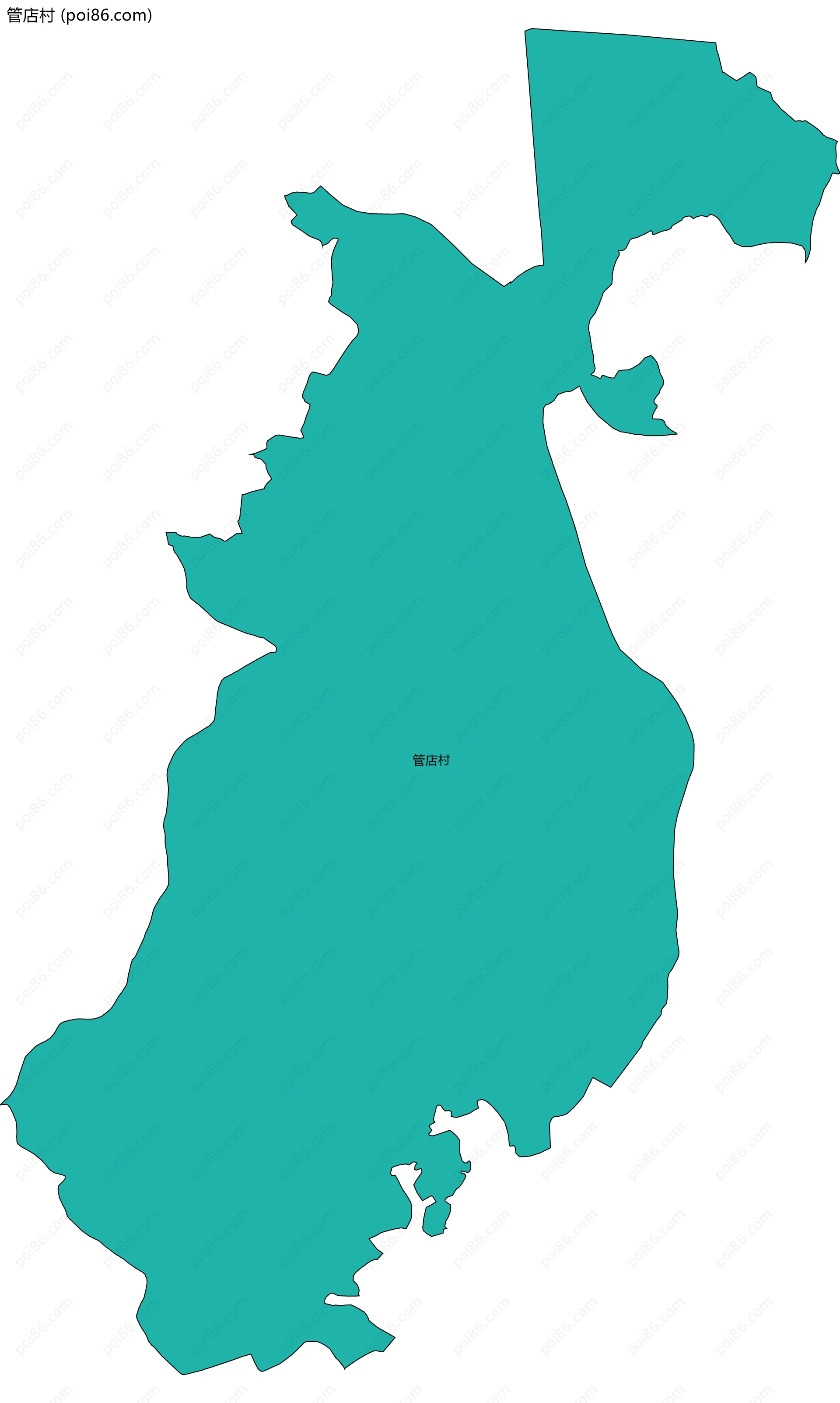 管店村边界地图