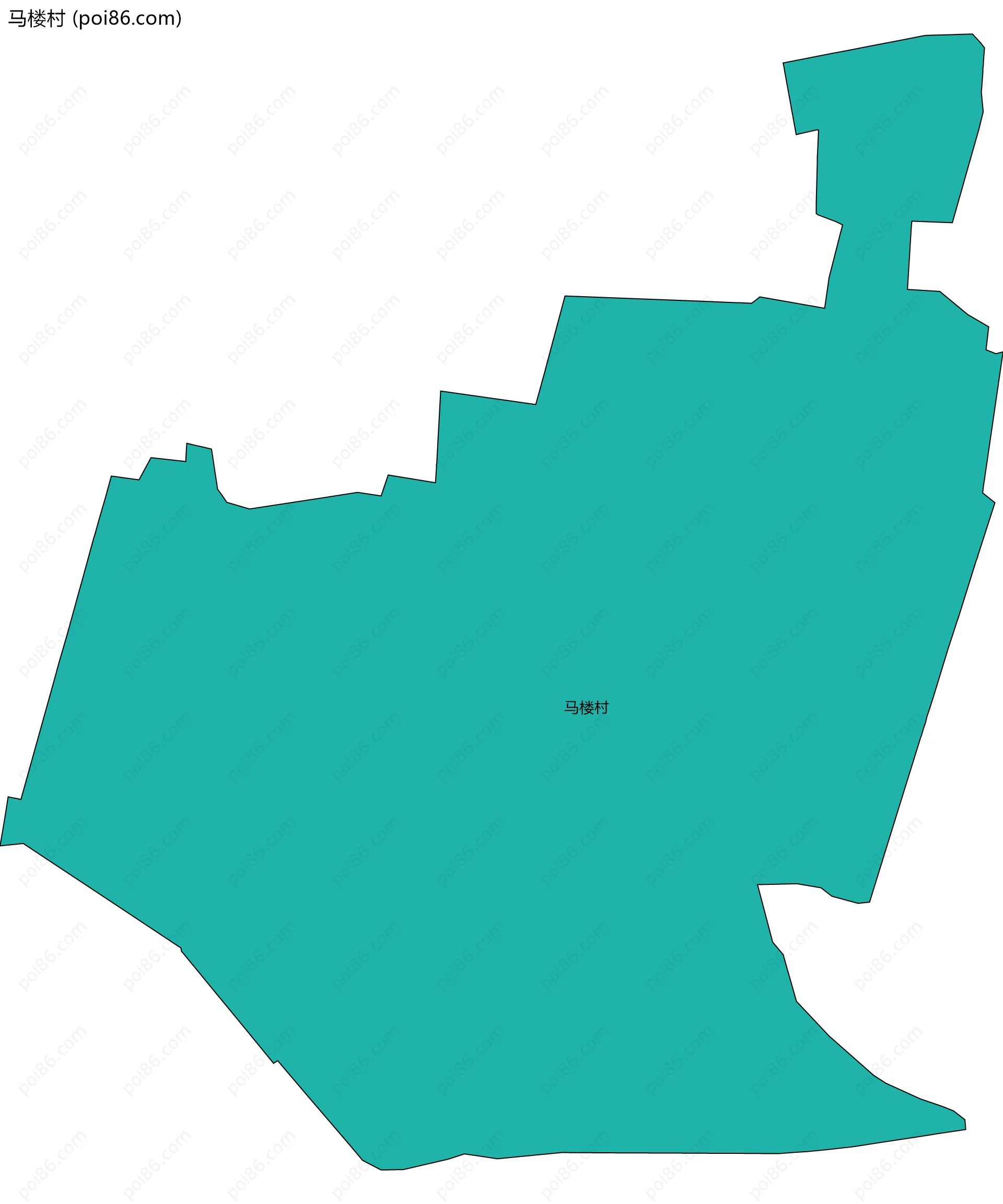 马楼村边界地图