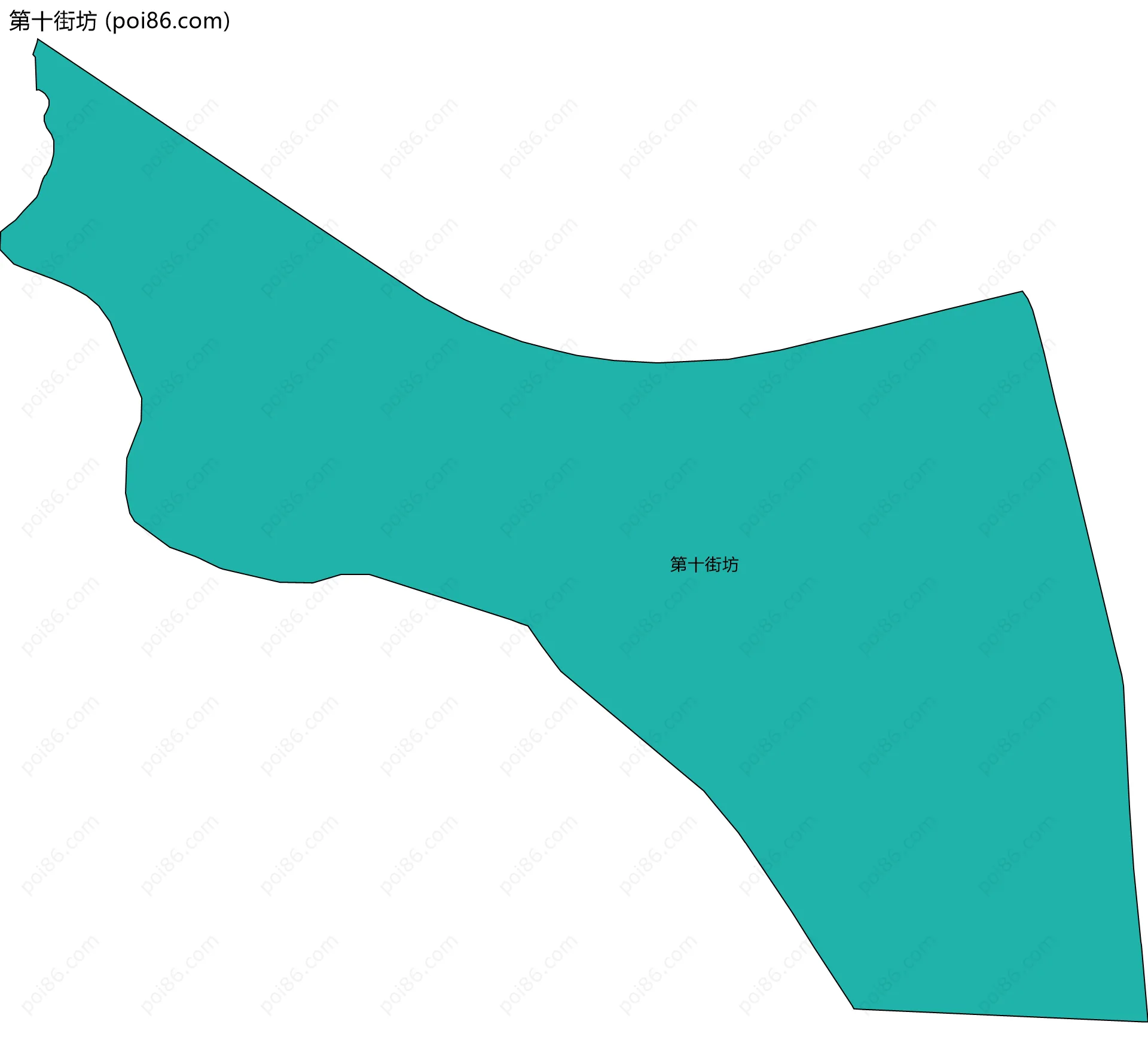 第十街坊边界地图