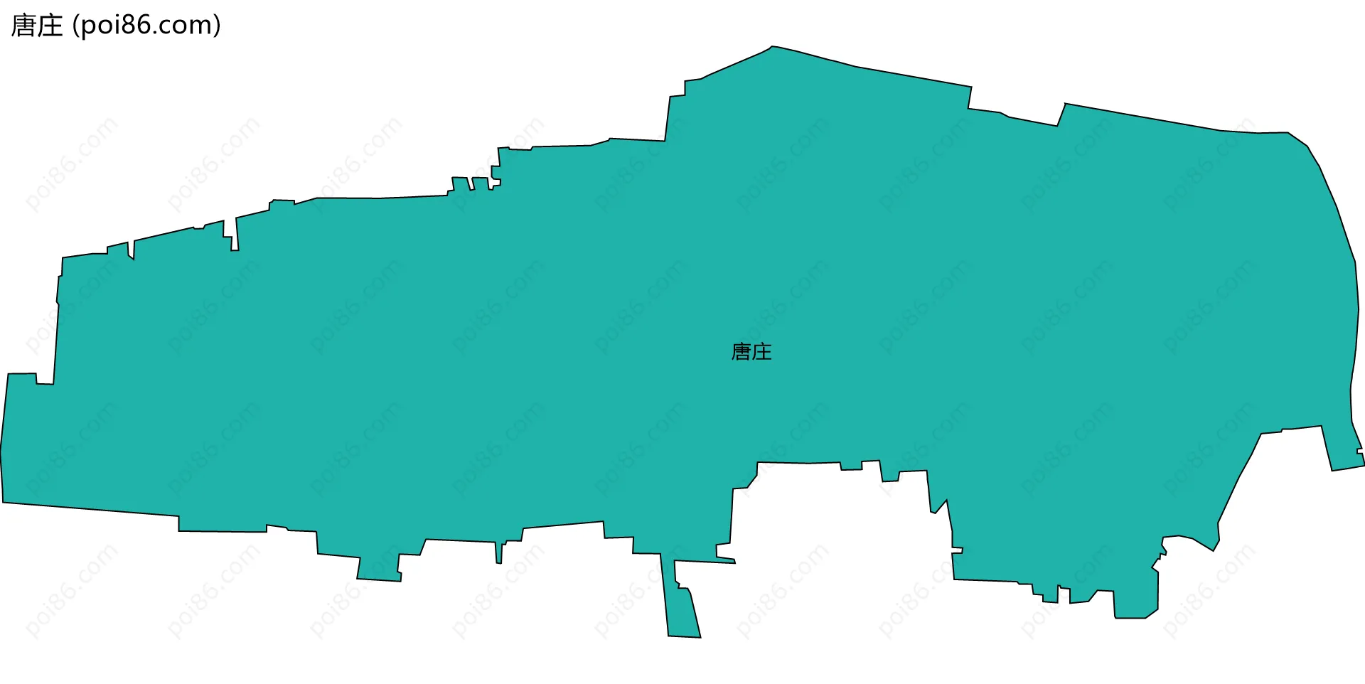 唐庄边界地图