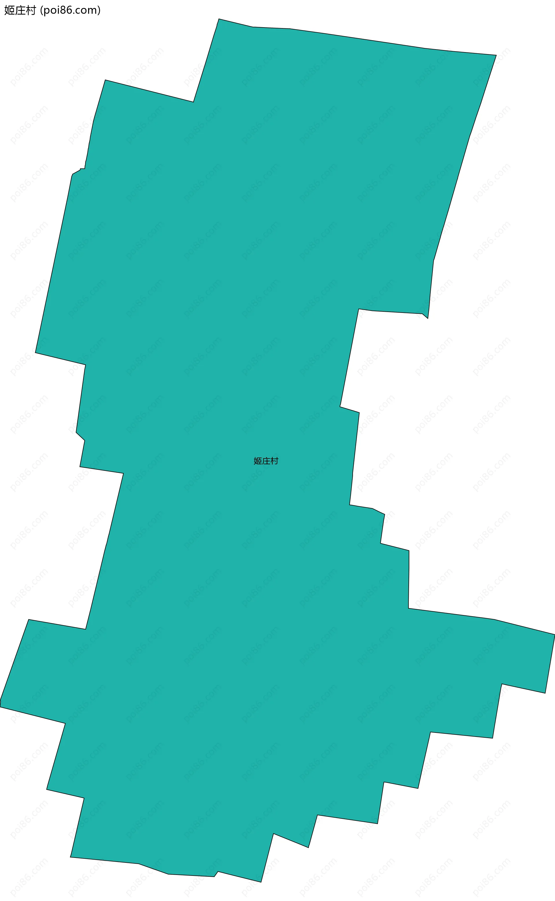 姬庄村边界地图