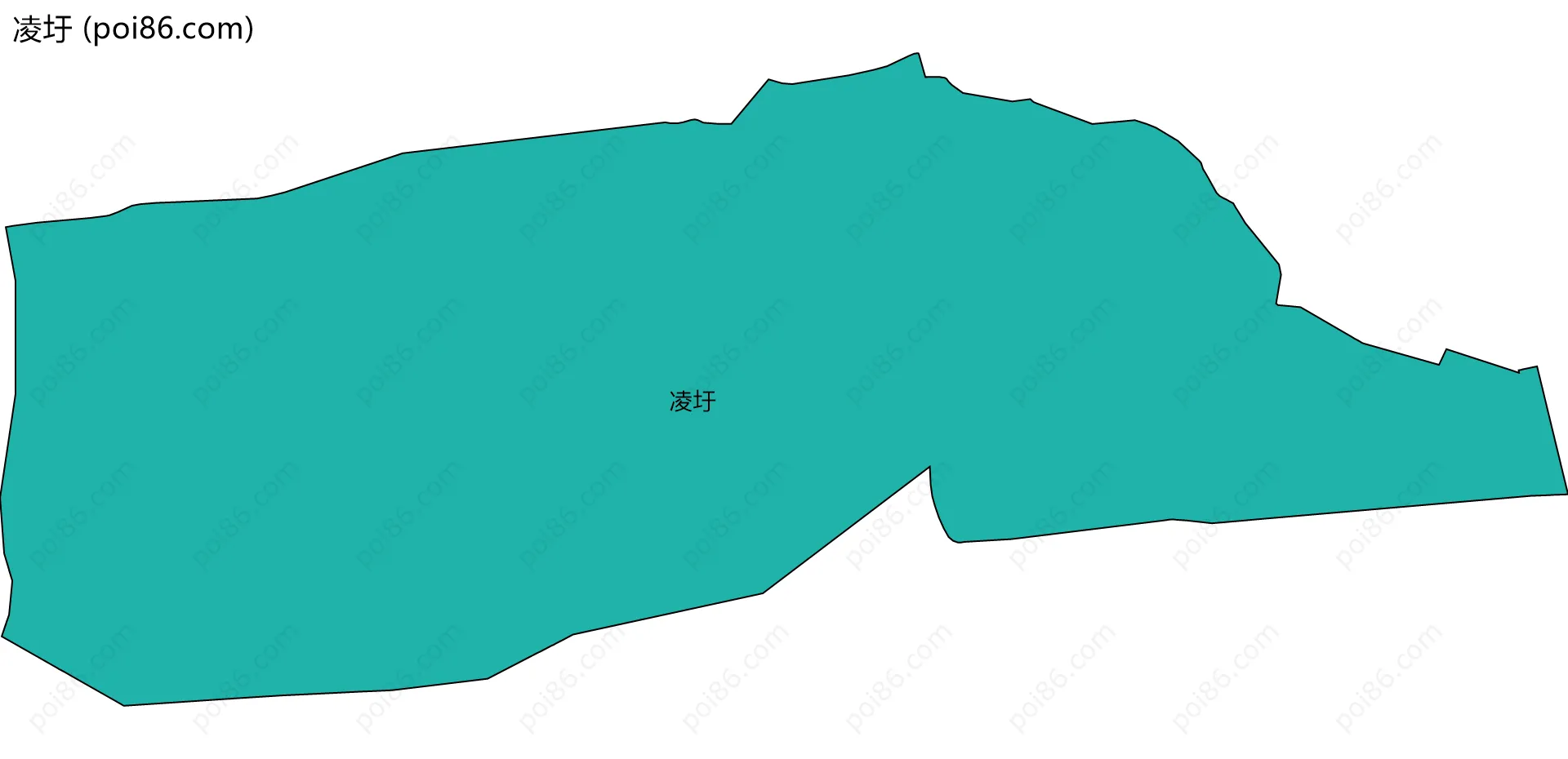 凌圩边界地图