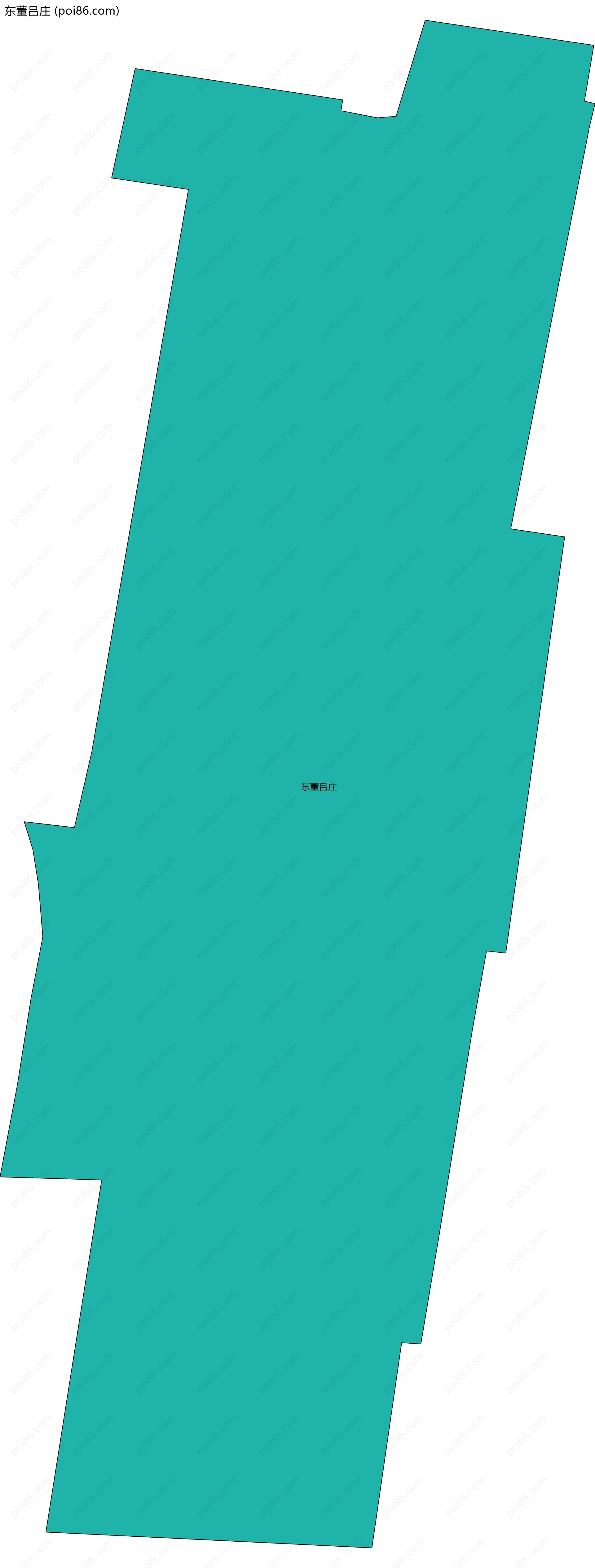 东董吕庄边界地图