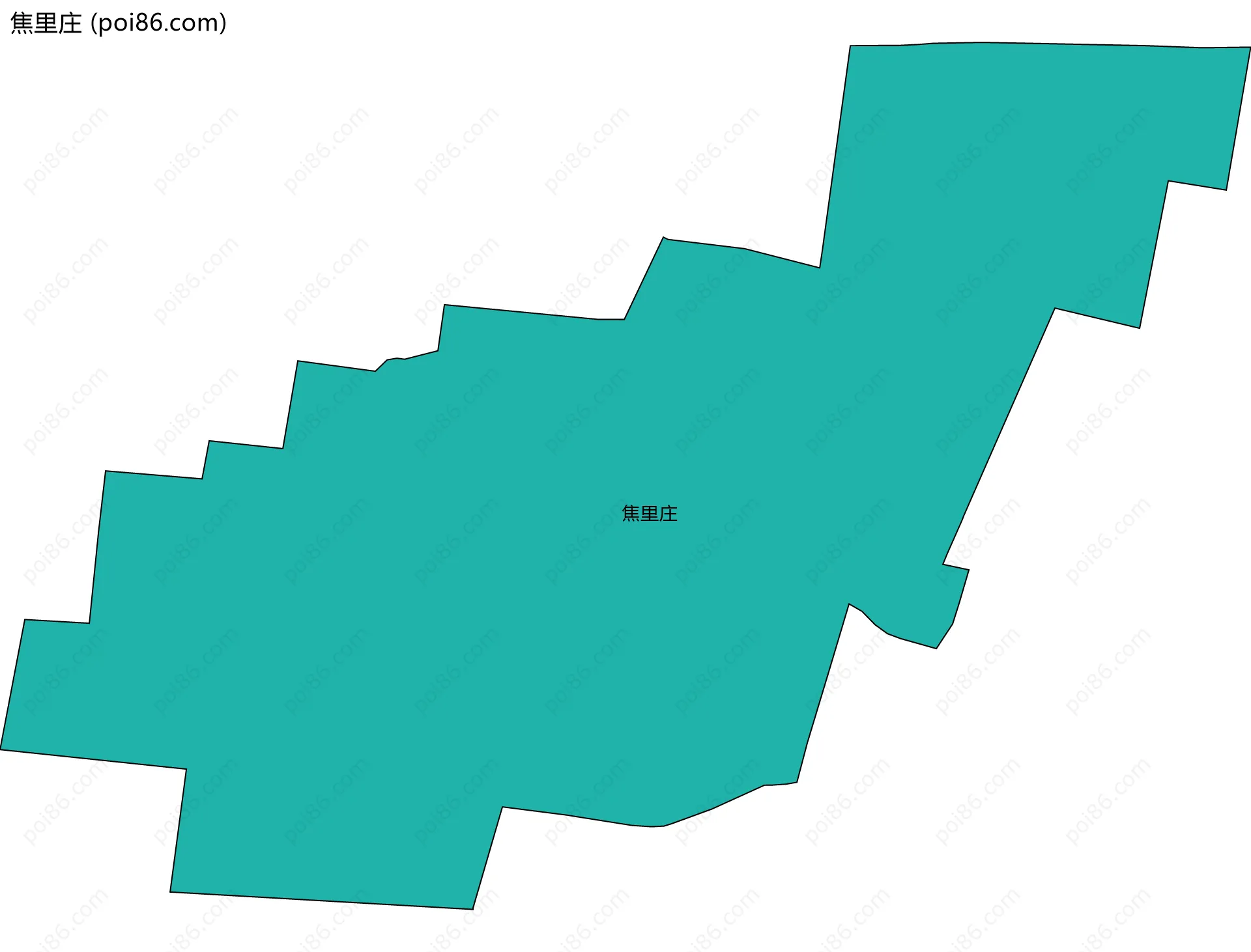 焦里庄边界地图