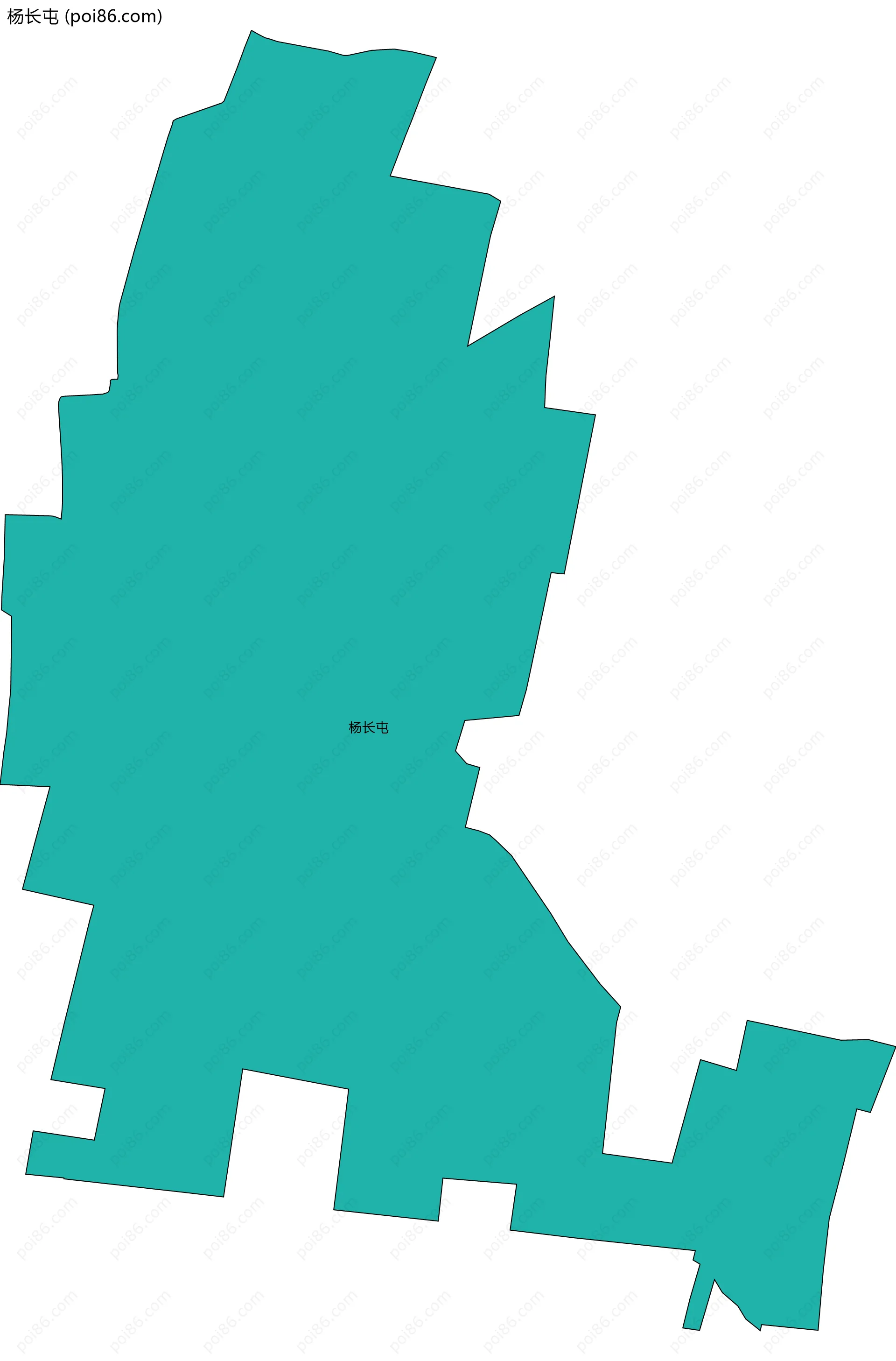 杨长屯边界地图