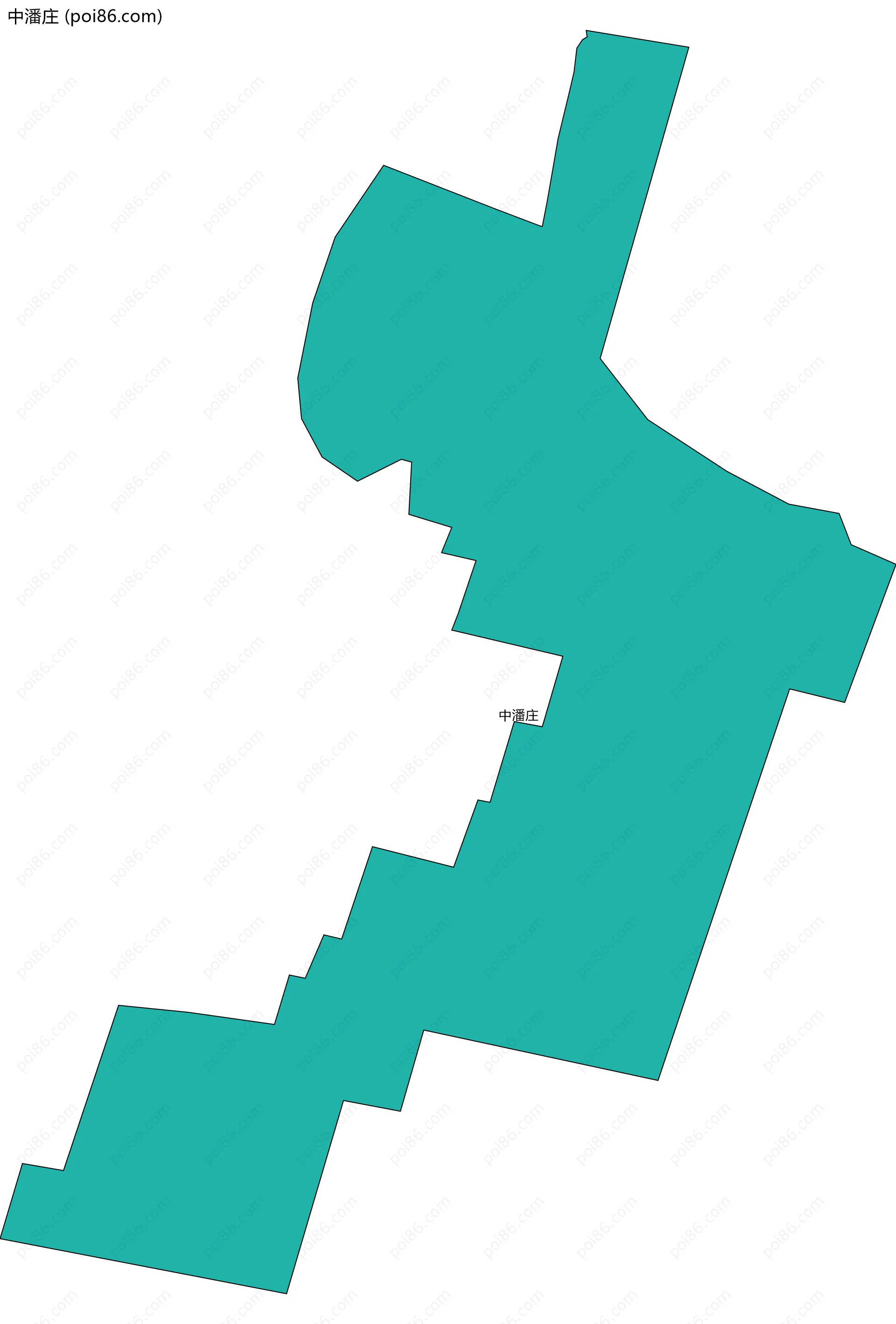 中潘庄边界地图