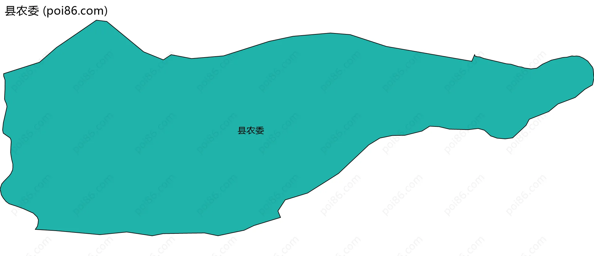 县农委边界地图