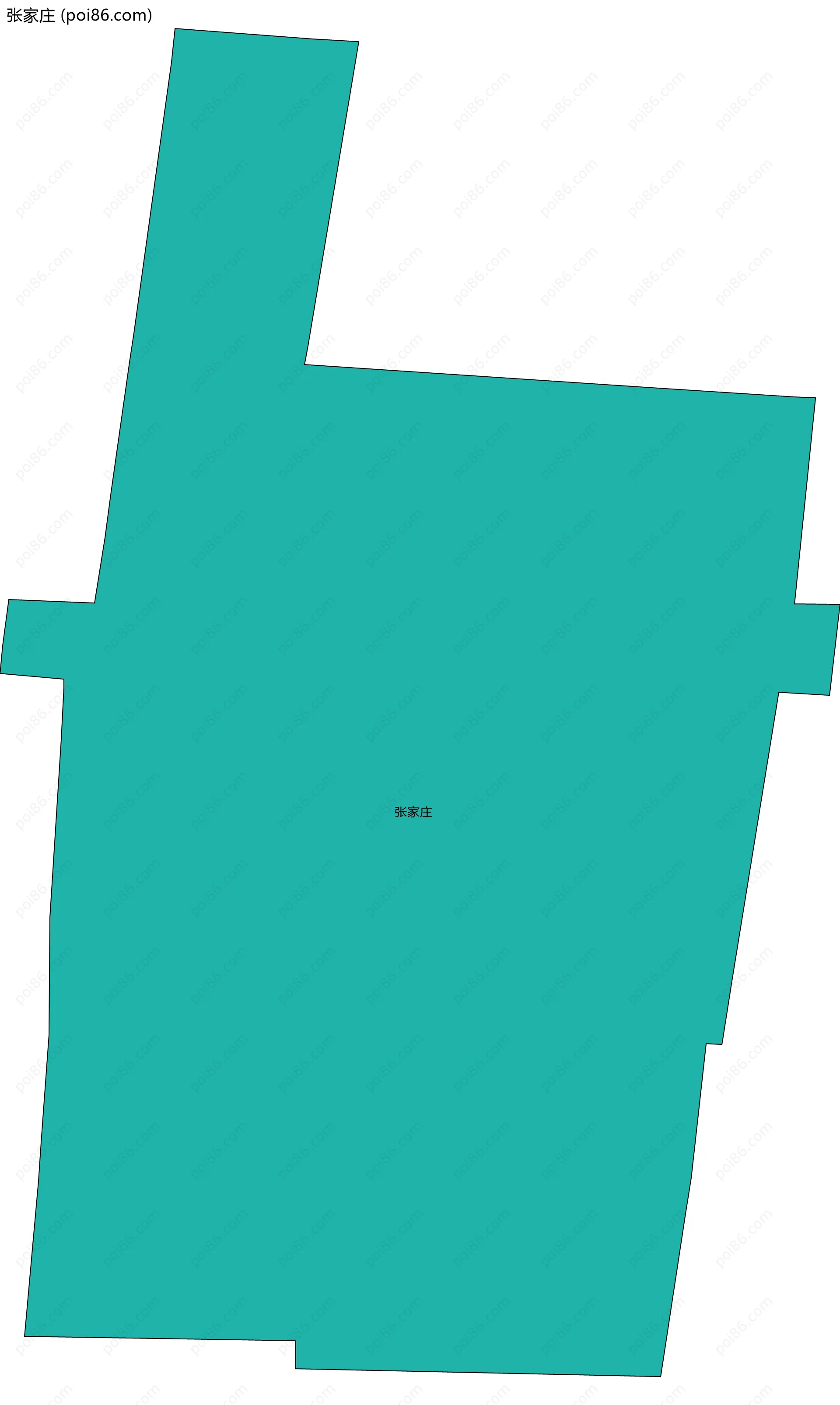 张家庄边界地图