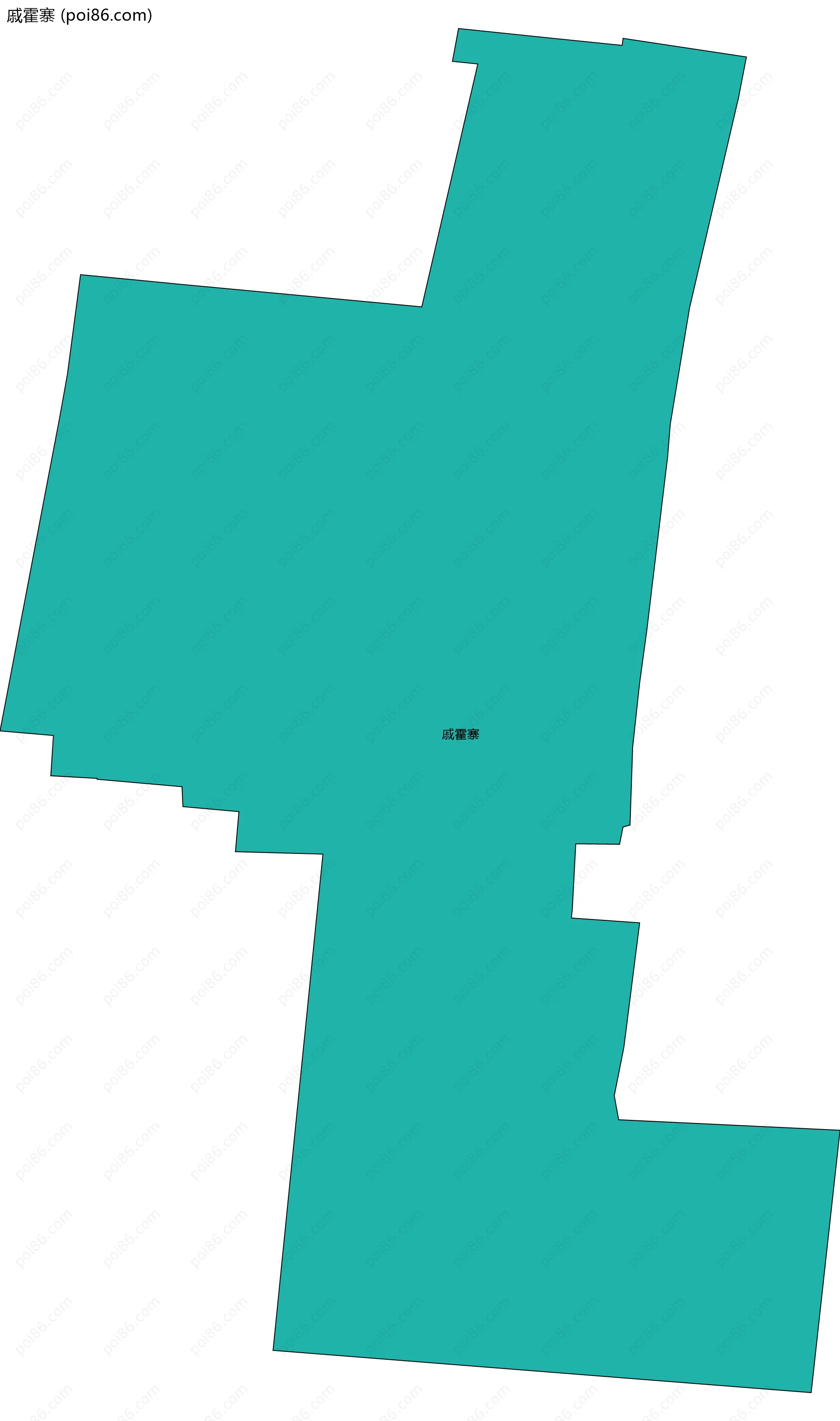 戚霍寨边界地图