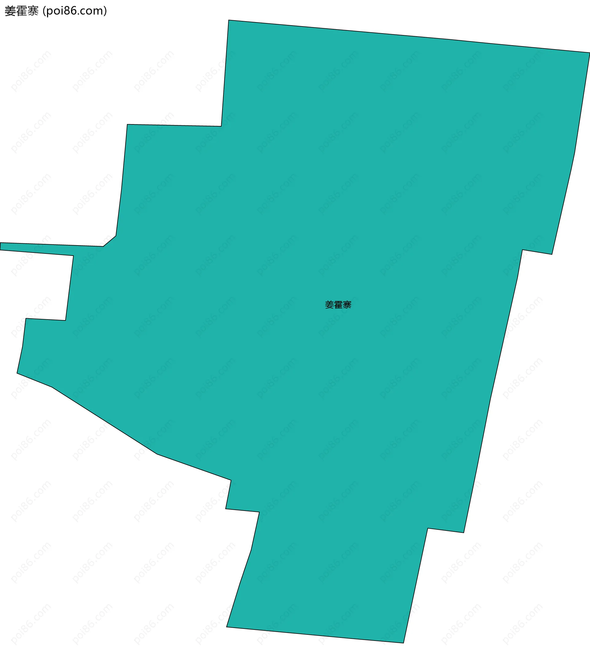 姜霍寨边界地图