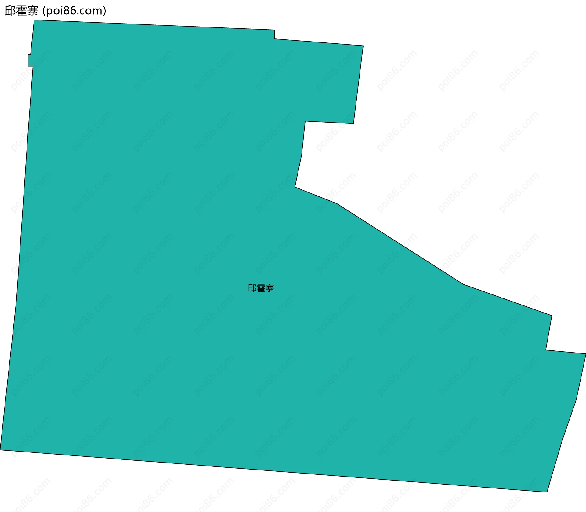 邱霍寨边界地图