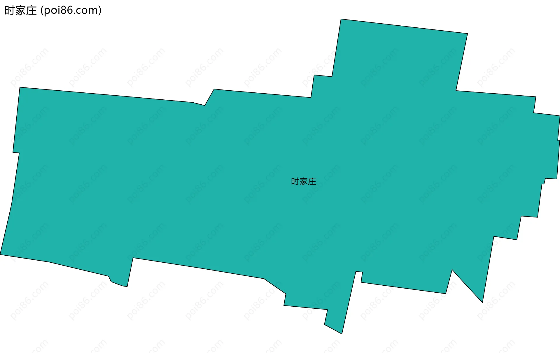 时家庄边界地图