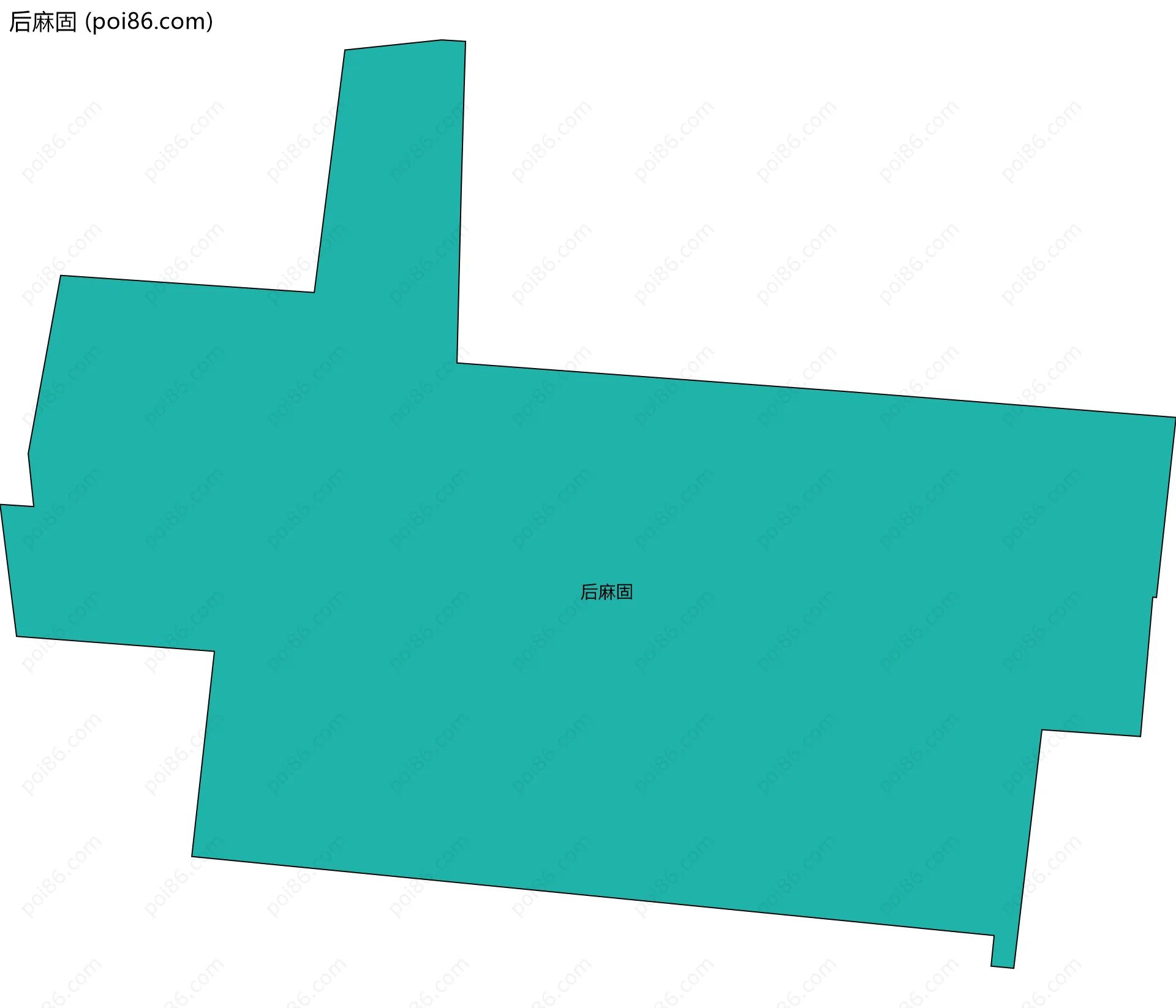 后麻固边界地图