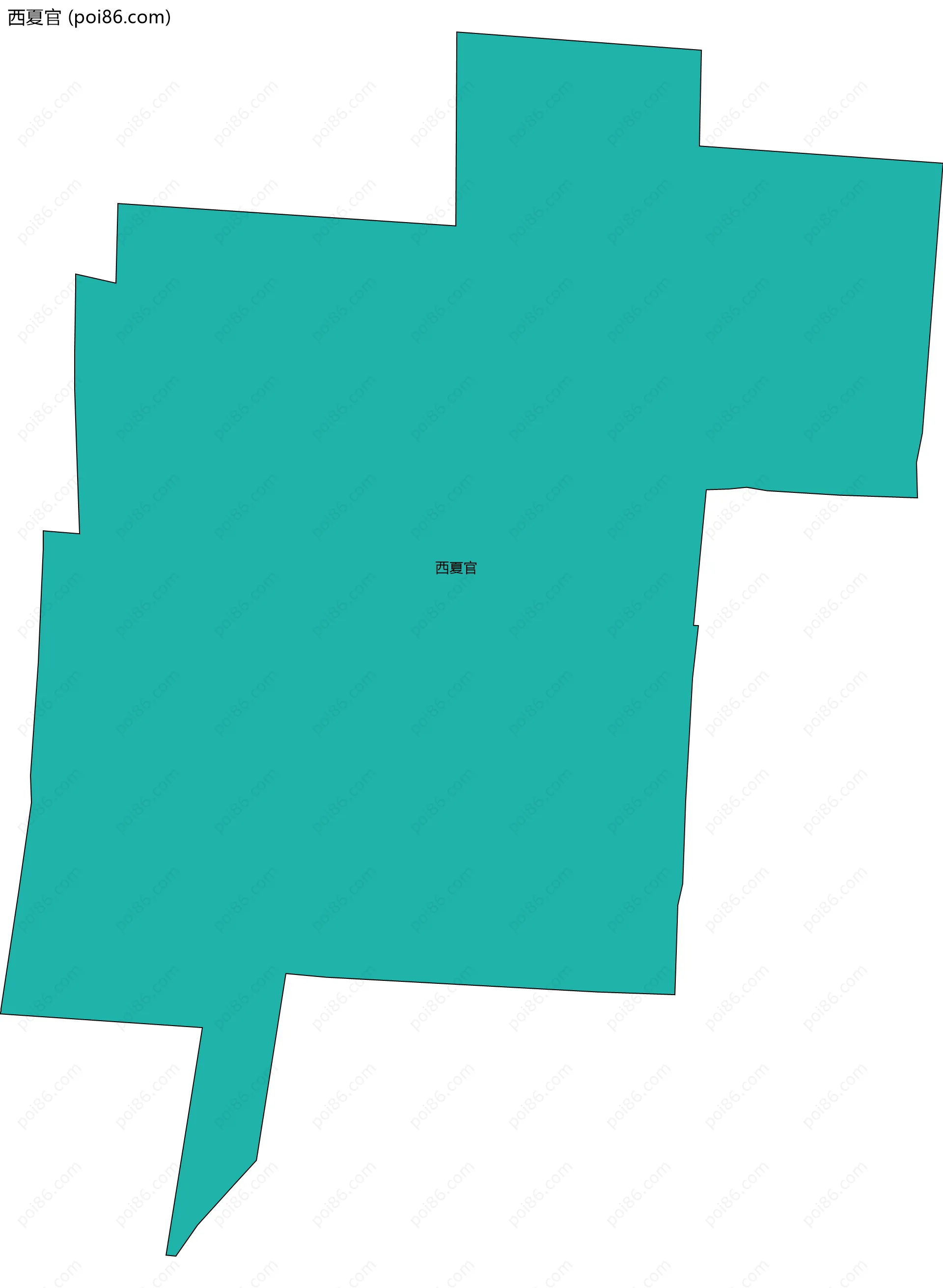 西夏官边界地图