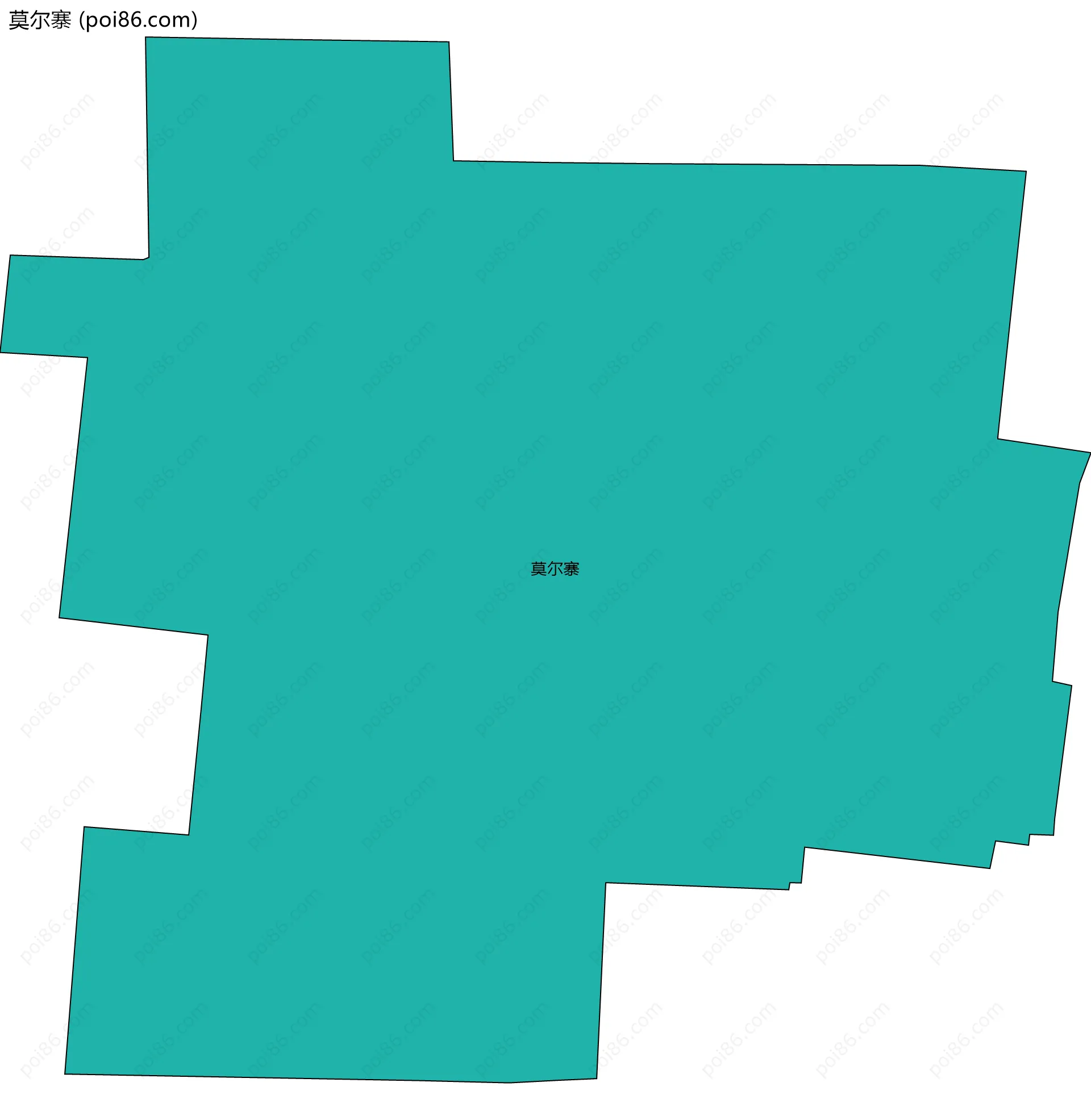 莫尔寨边界地图