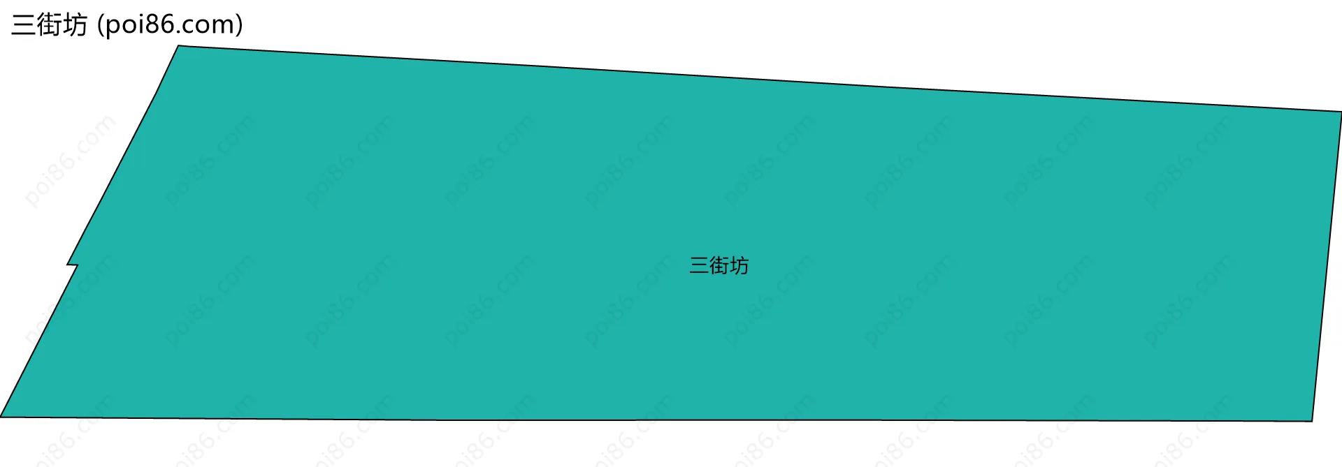 三街坊边界地图