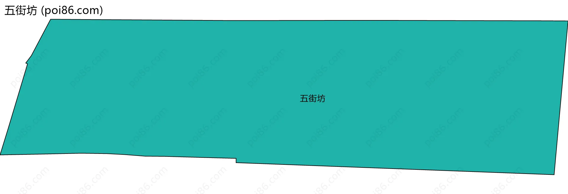 五街坊边界地图