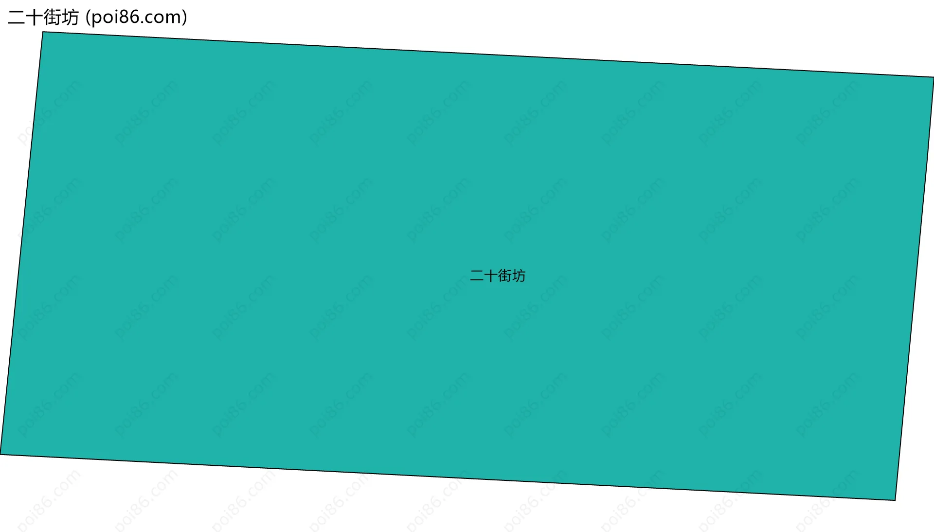 二十街坊边界地图