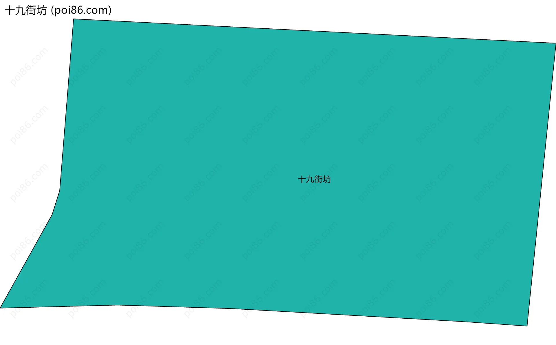 十九街坊边界地图