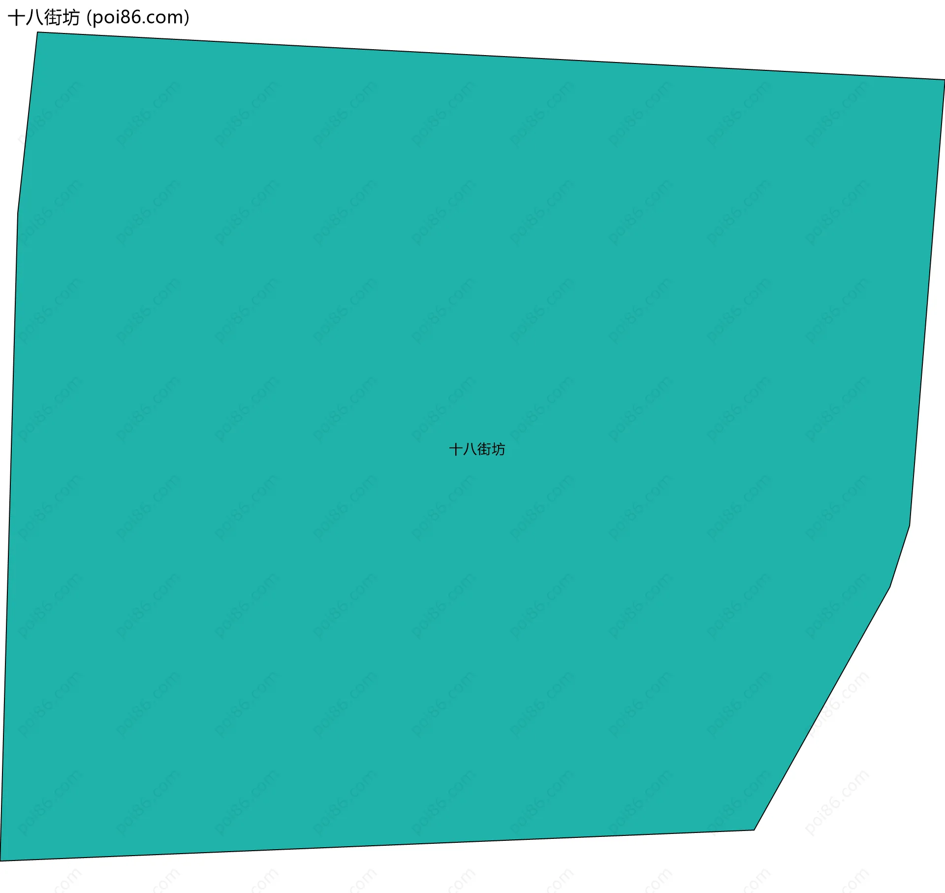 十八街坊边界地图