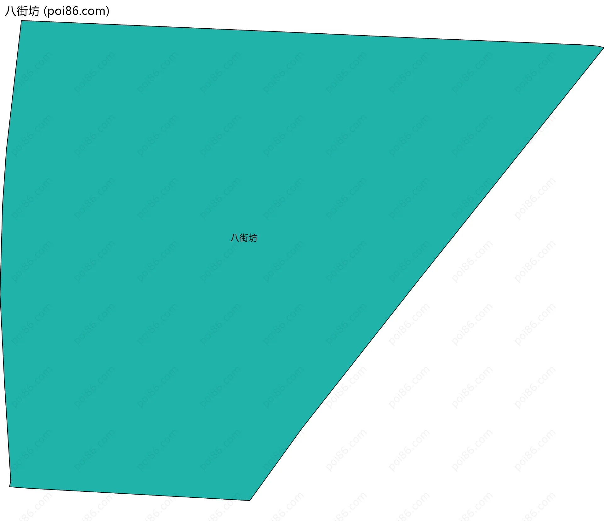 八街坊边界地图