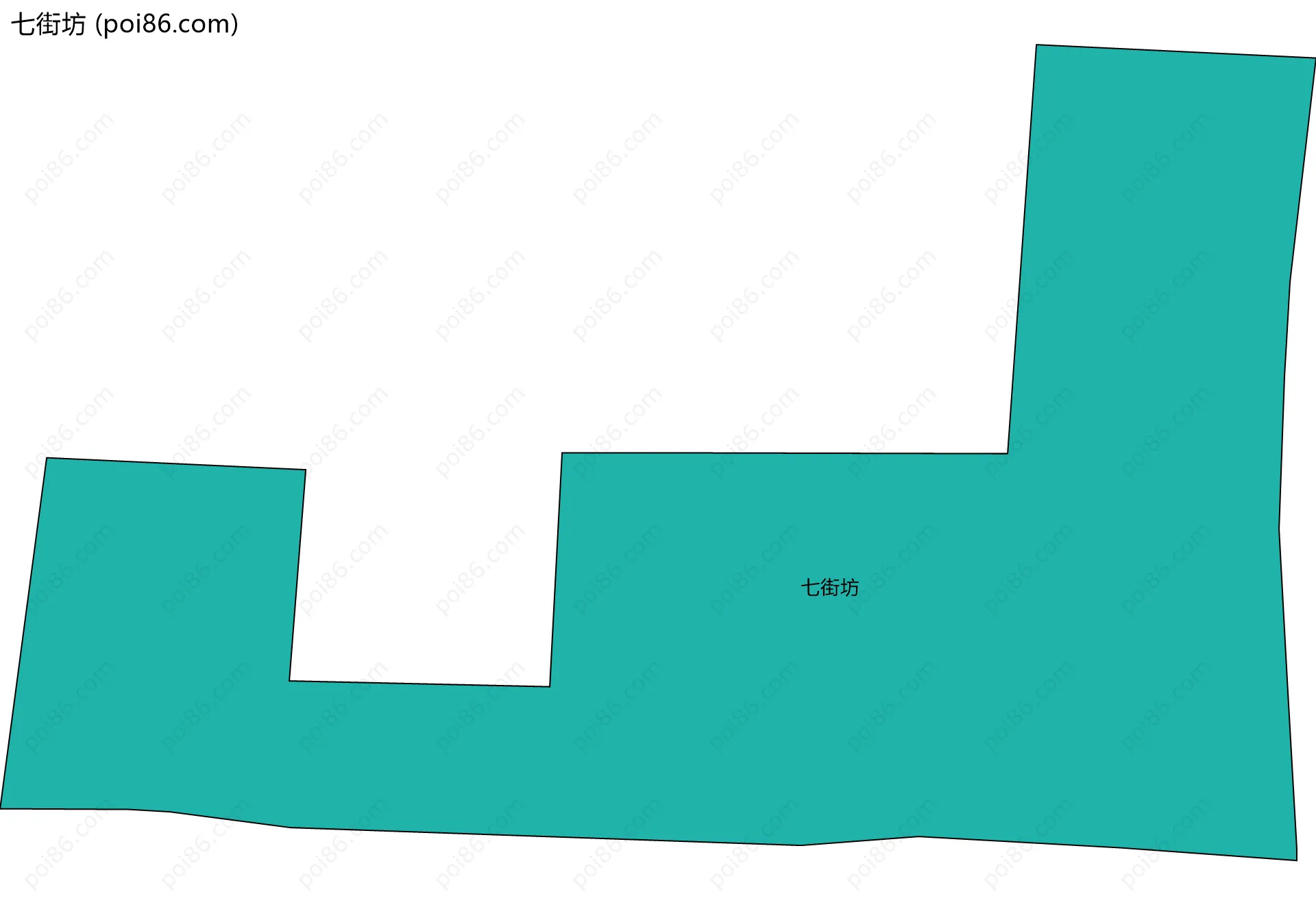 七街坊边界地图
