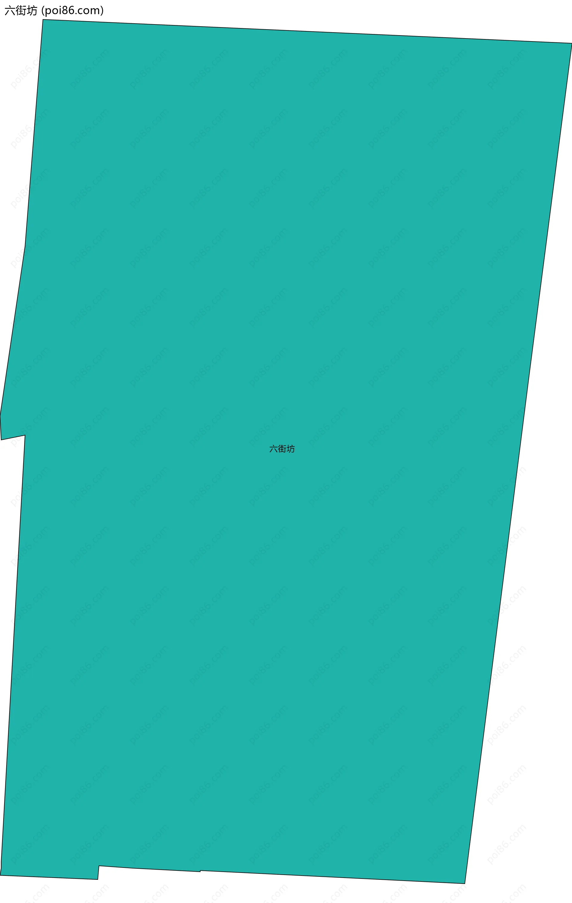 六街坊边界地图