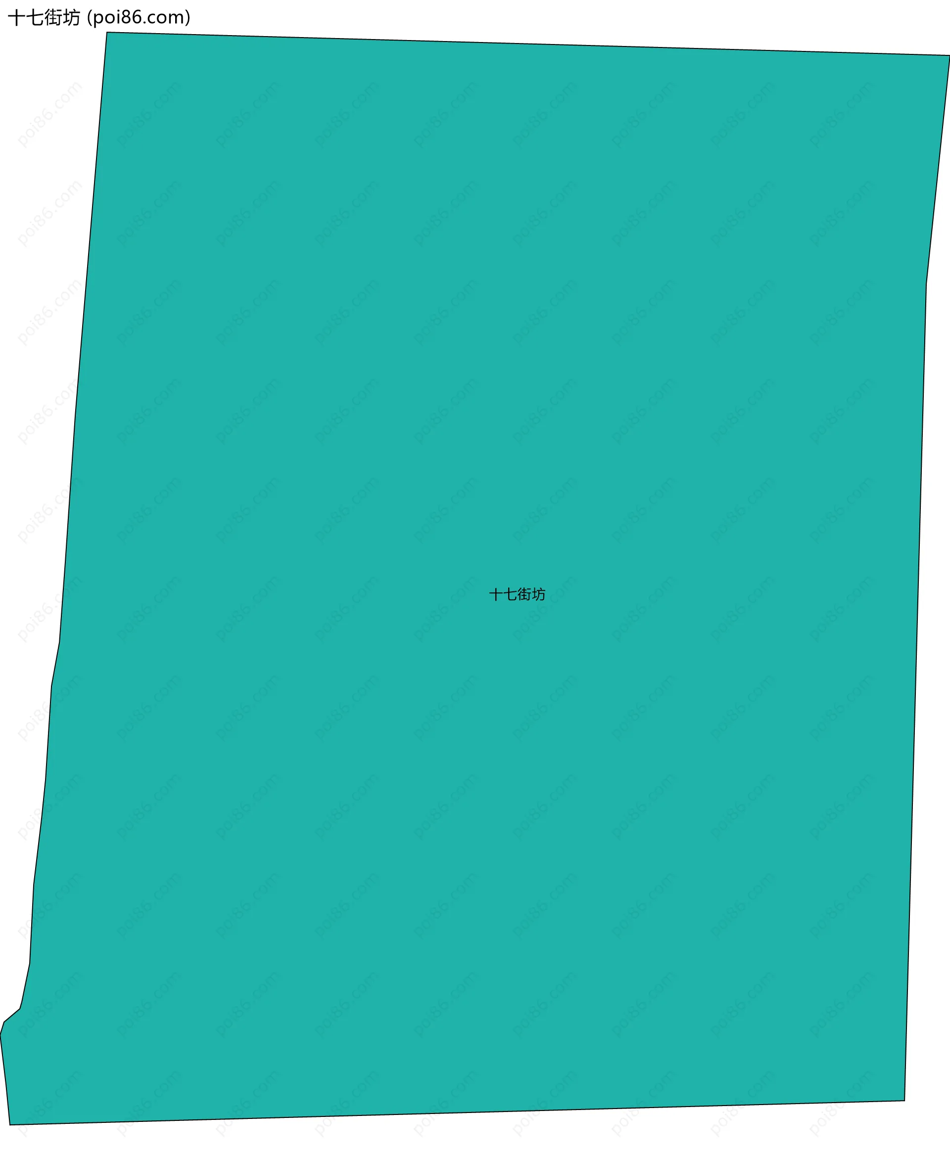 十七街坊边界地图