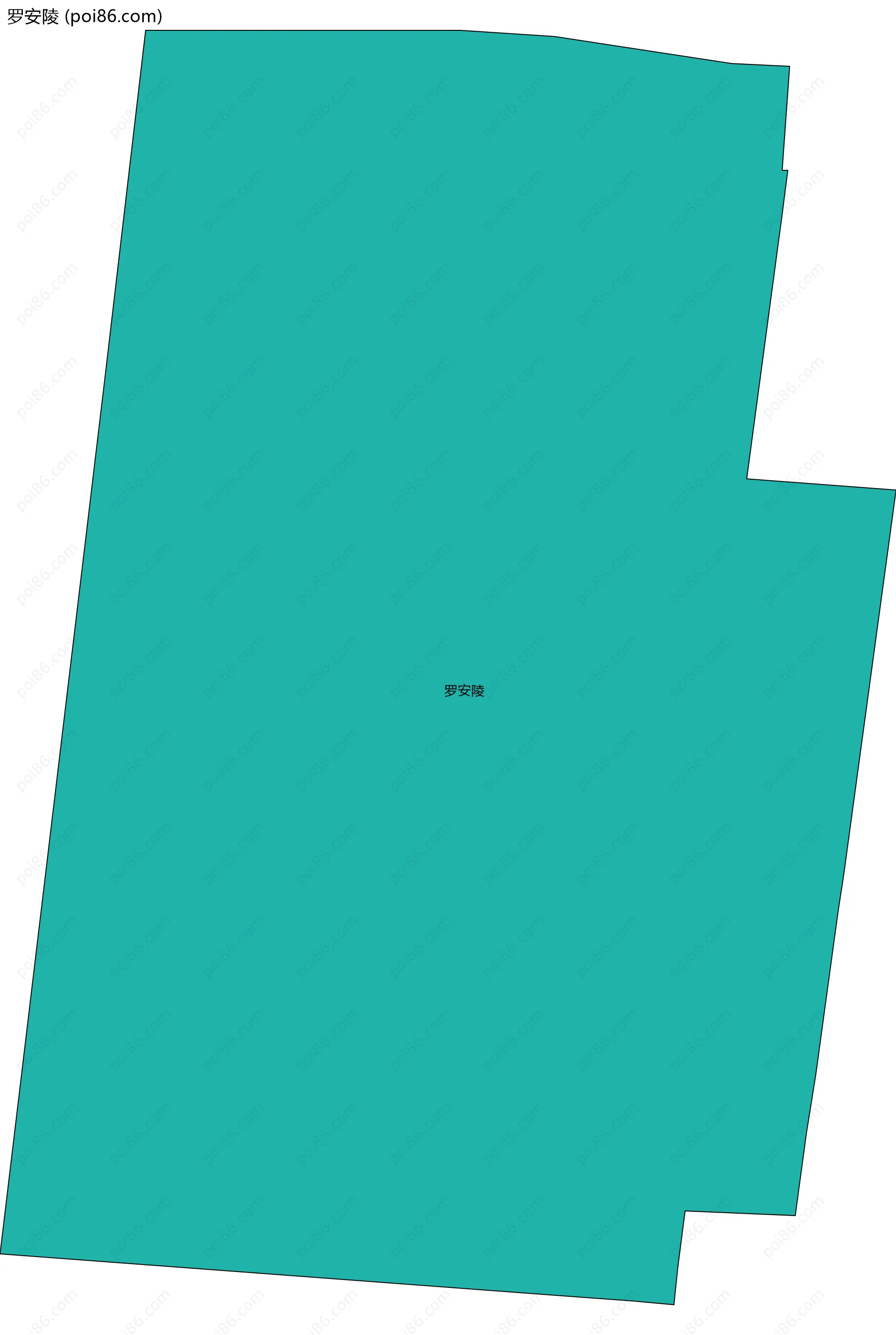 罗安陵边界地图