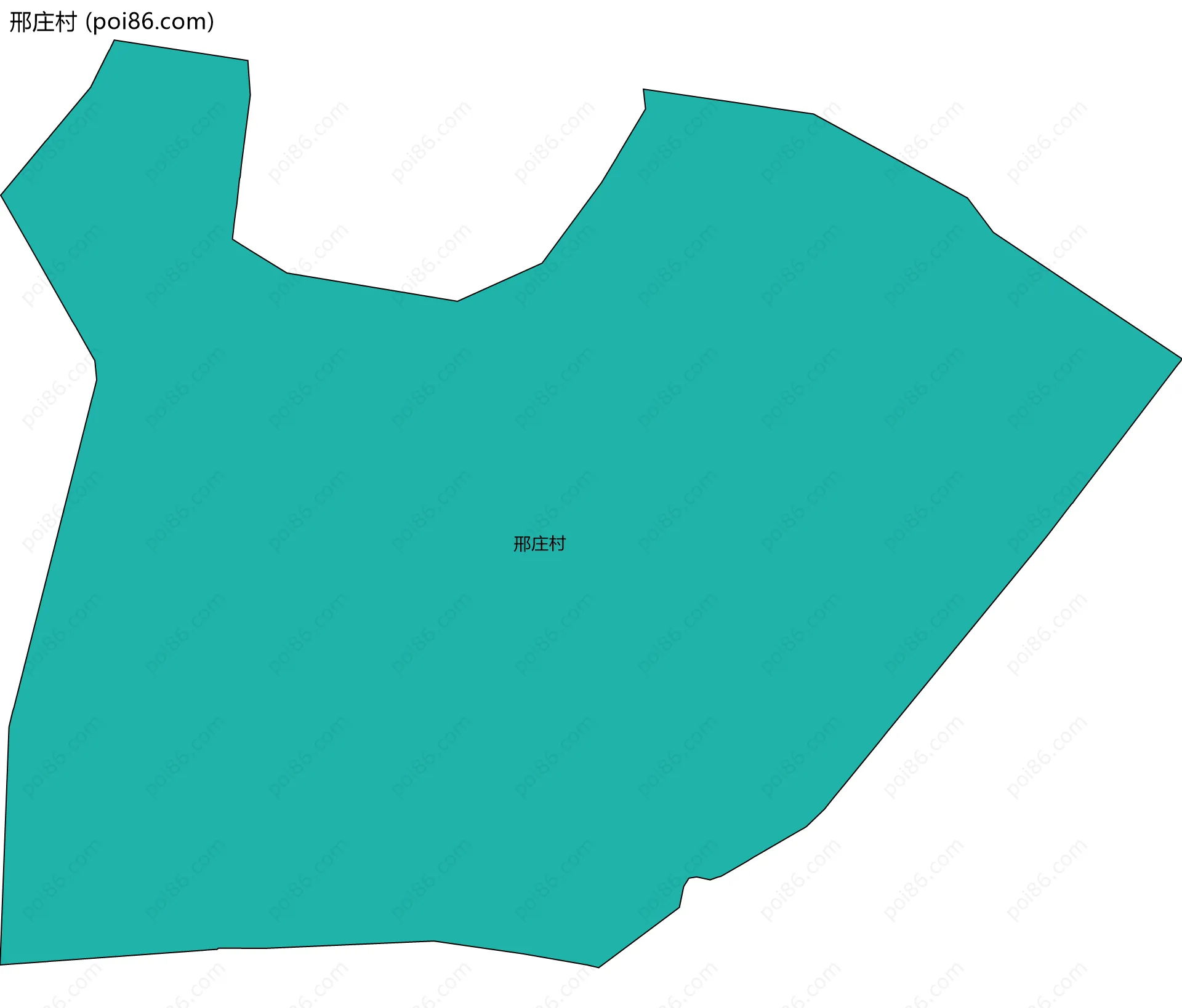 邢庄村边界地图