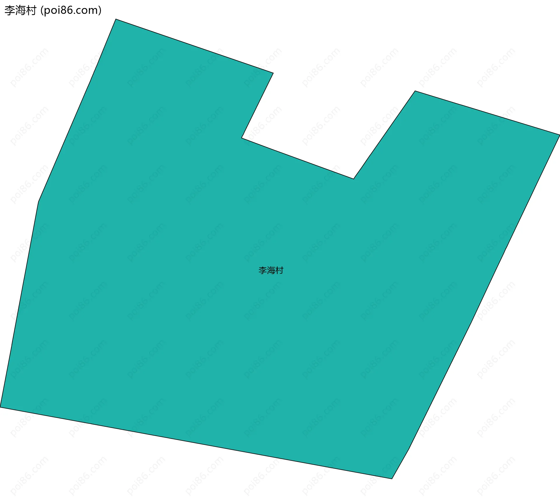 李海村边界地图